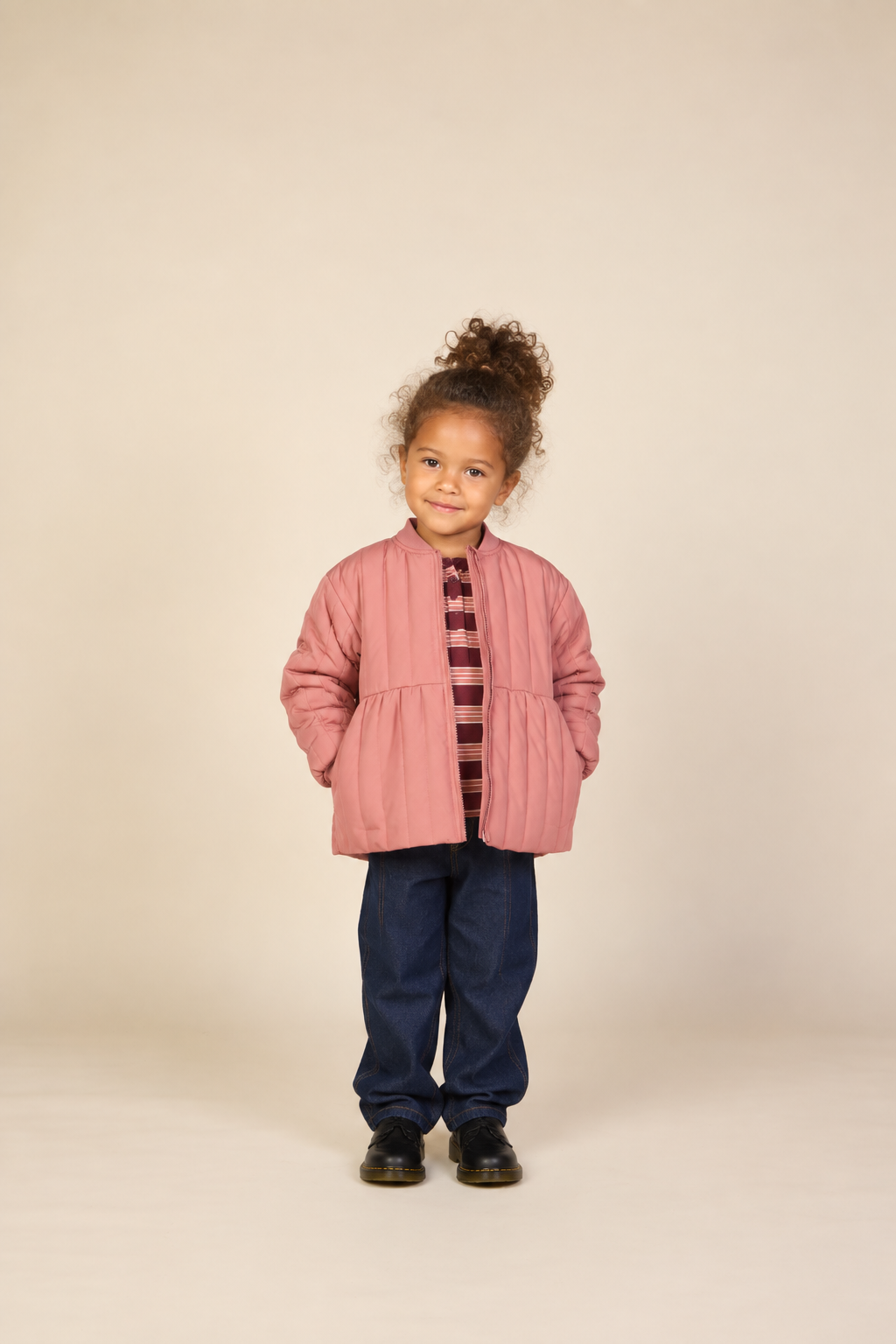 Thermal Tech Jacket - Kids - Old Rose | 101108 Elle