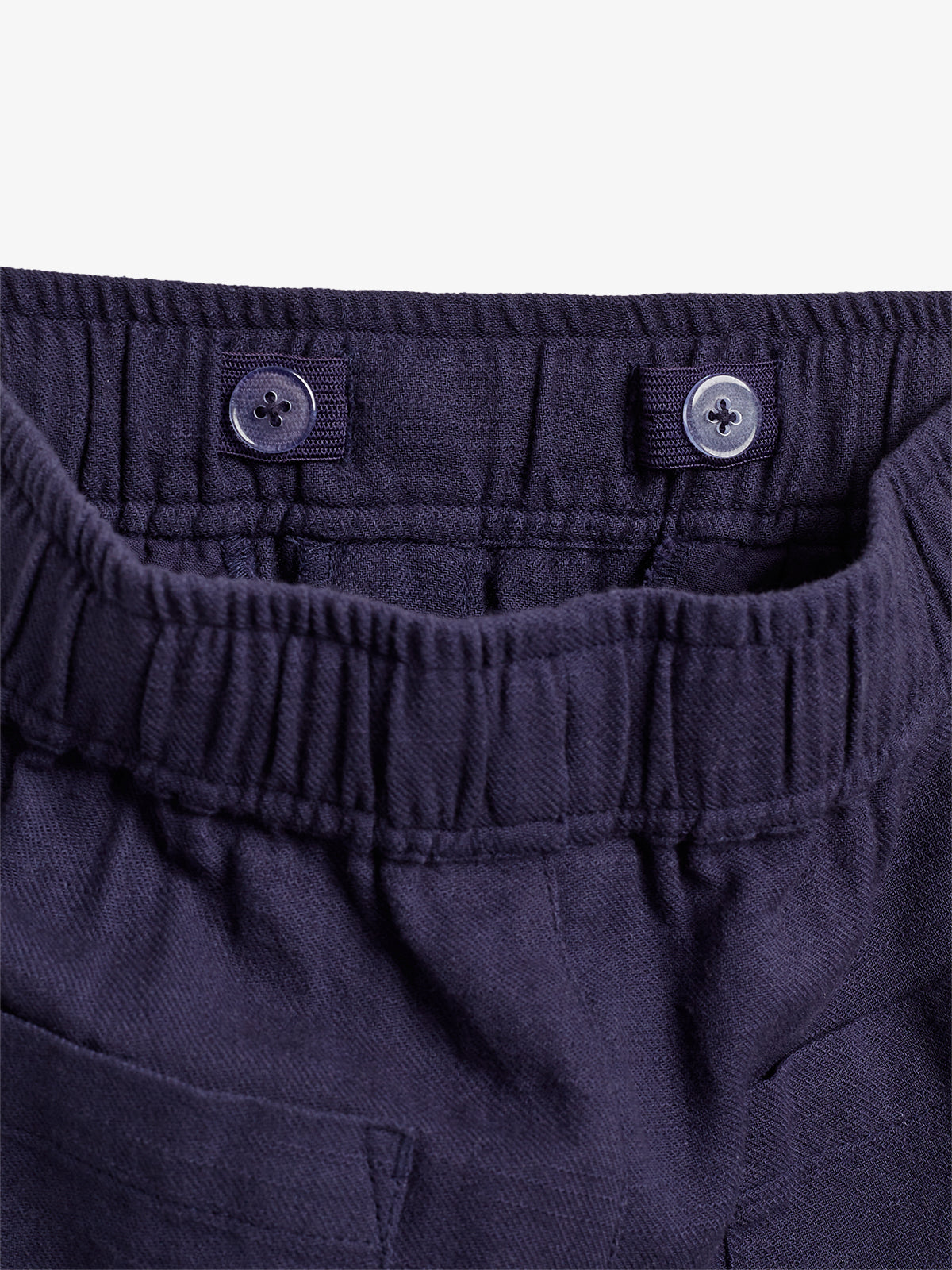 Baggy Linen Shorts - Navy | 100189 Noah