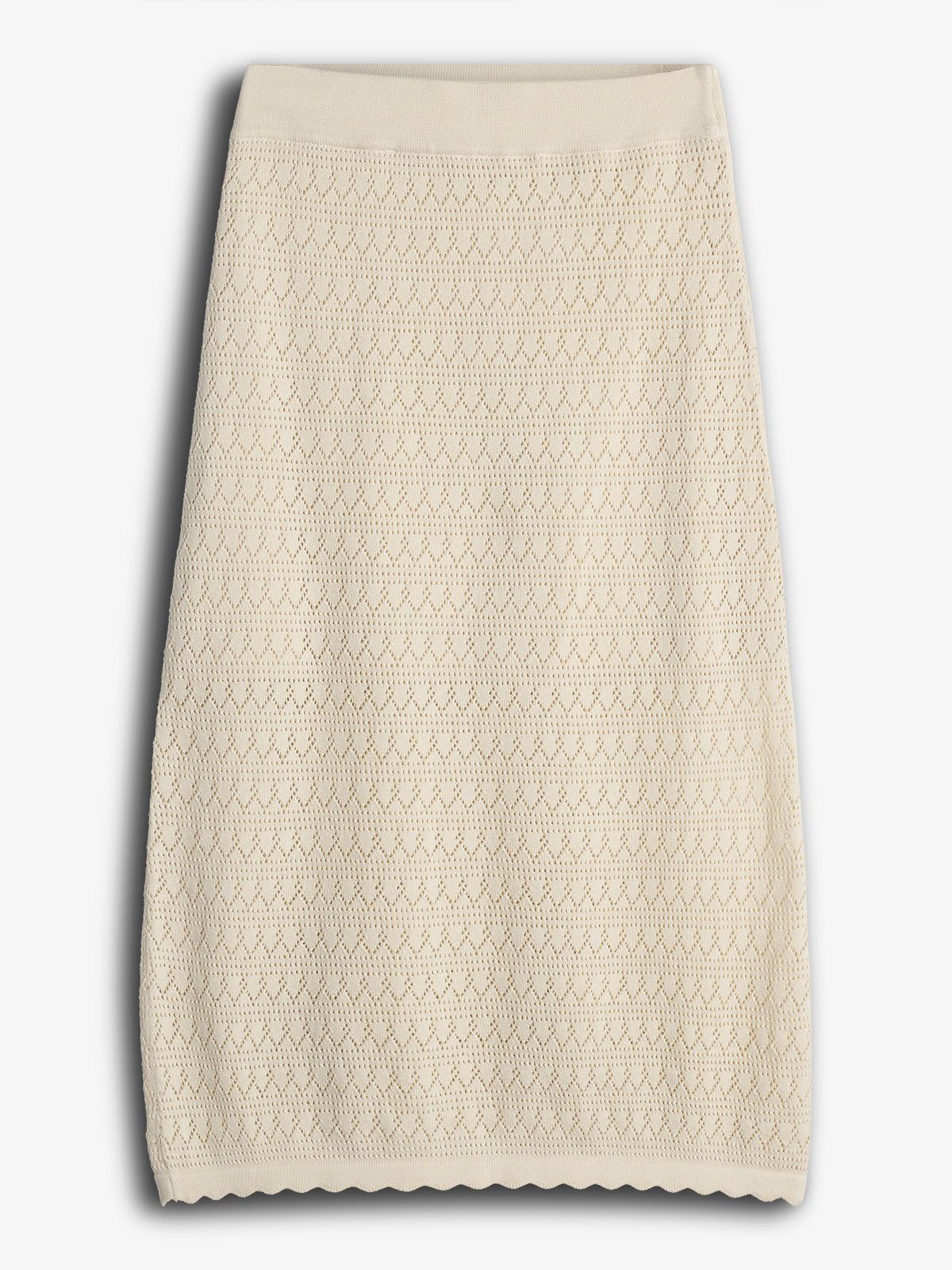 Knit Skirt - Tween - Off White | 100282 Vivi