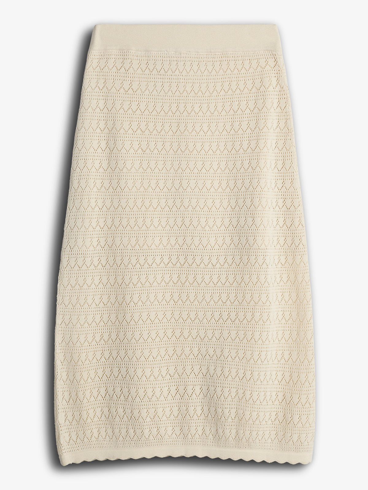 Knit Skirt - Tween - Off White | 100282 Vivi