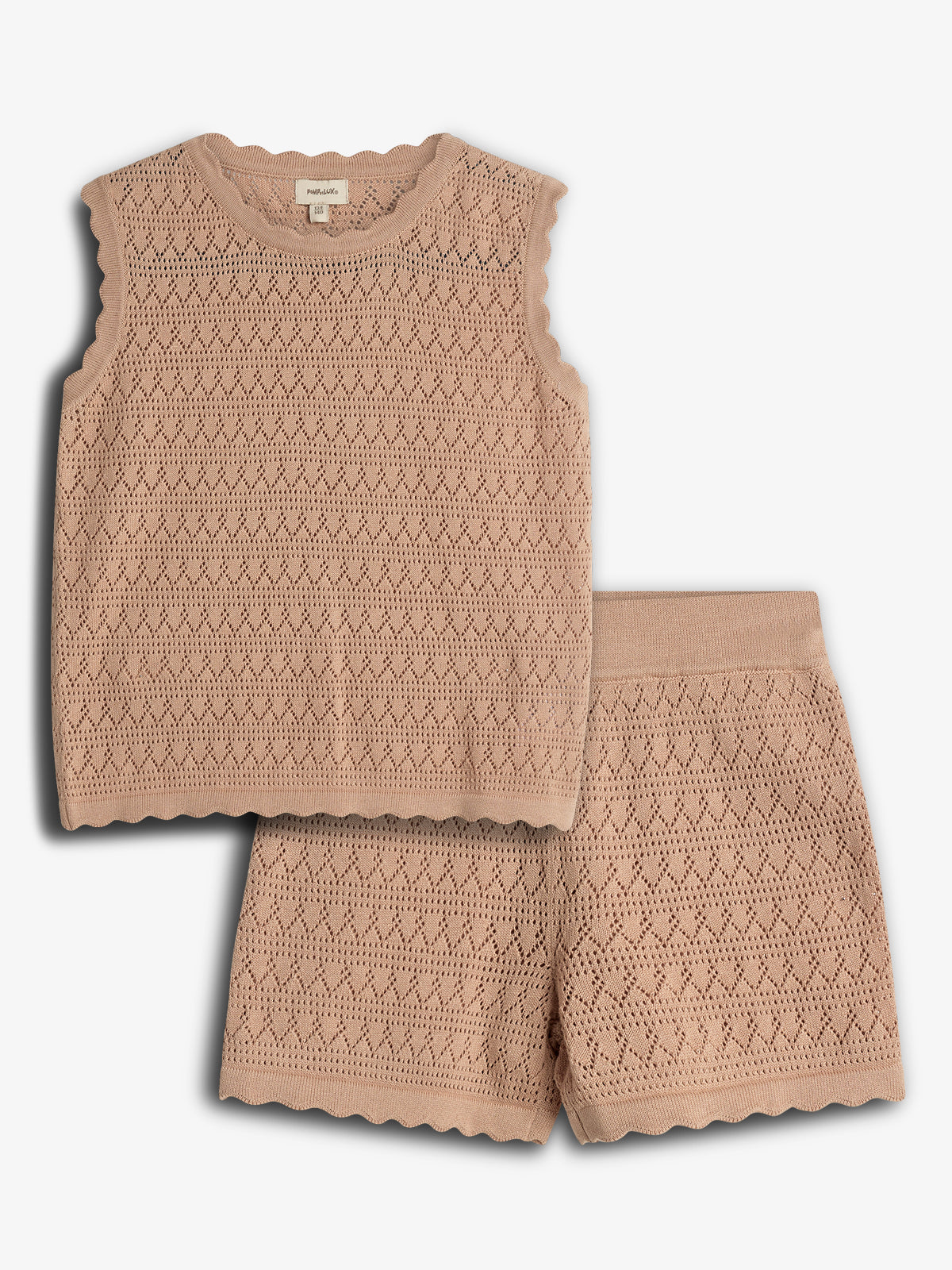 Knit Shorts and Top - Rose | 100287 Vivi