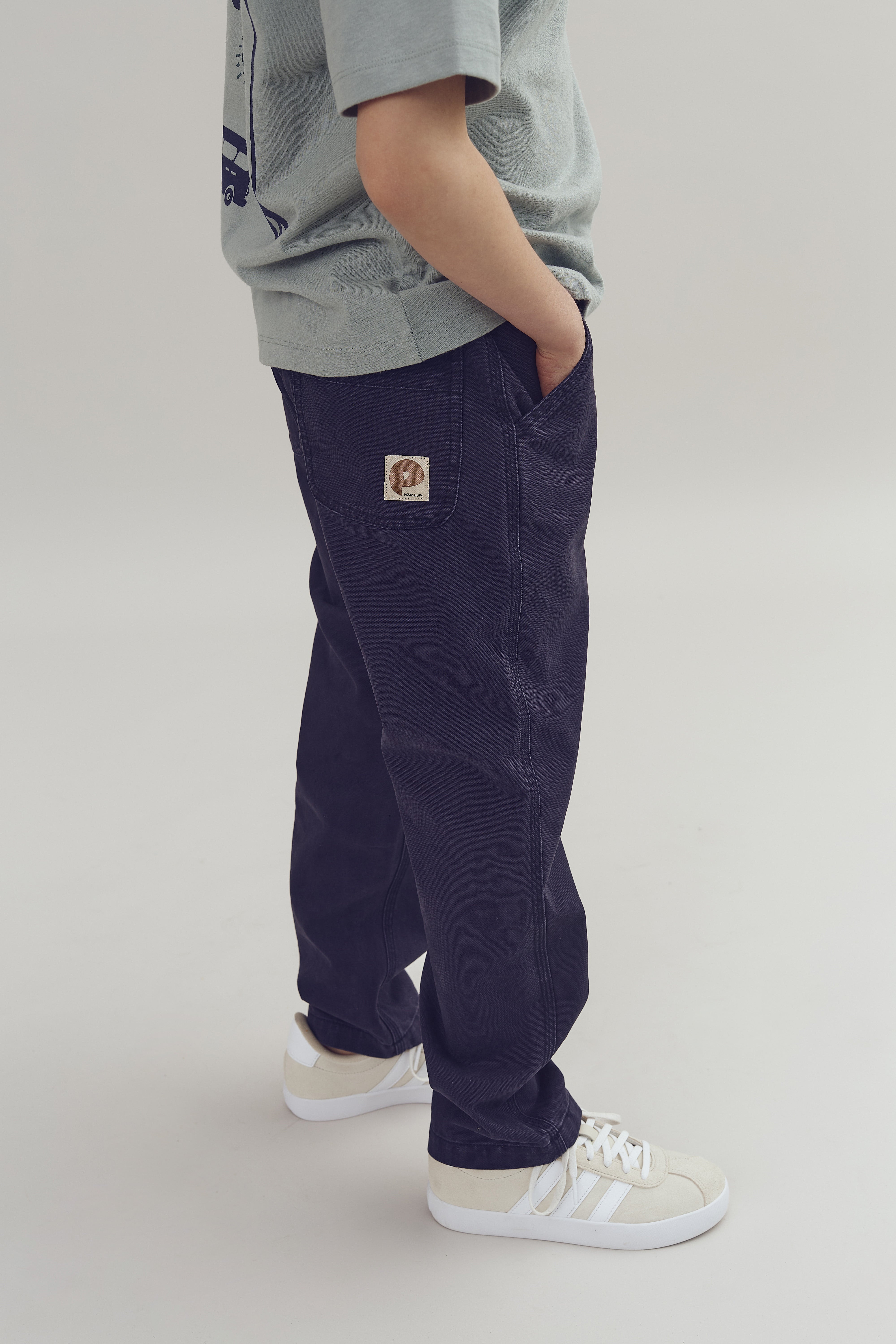 Canvas Trousers - Tween - Navy | 100337 Dereck