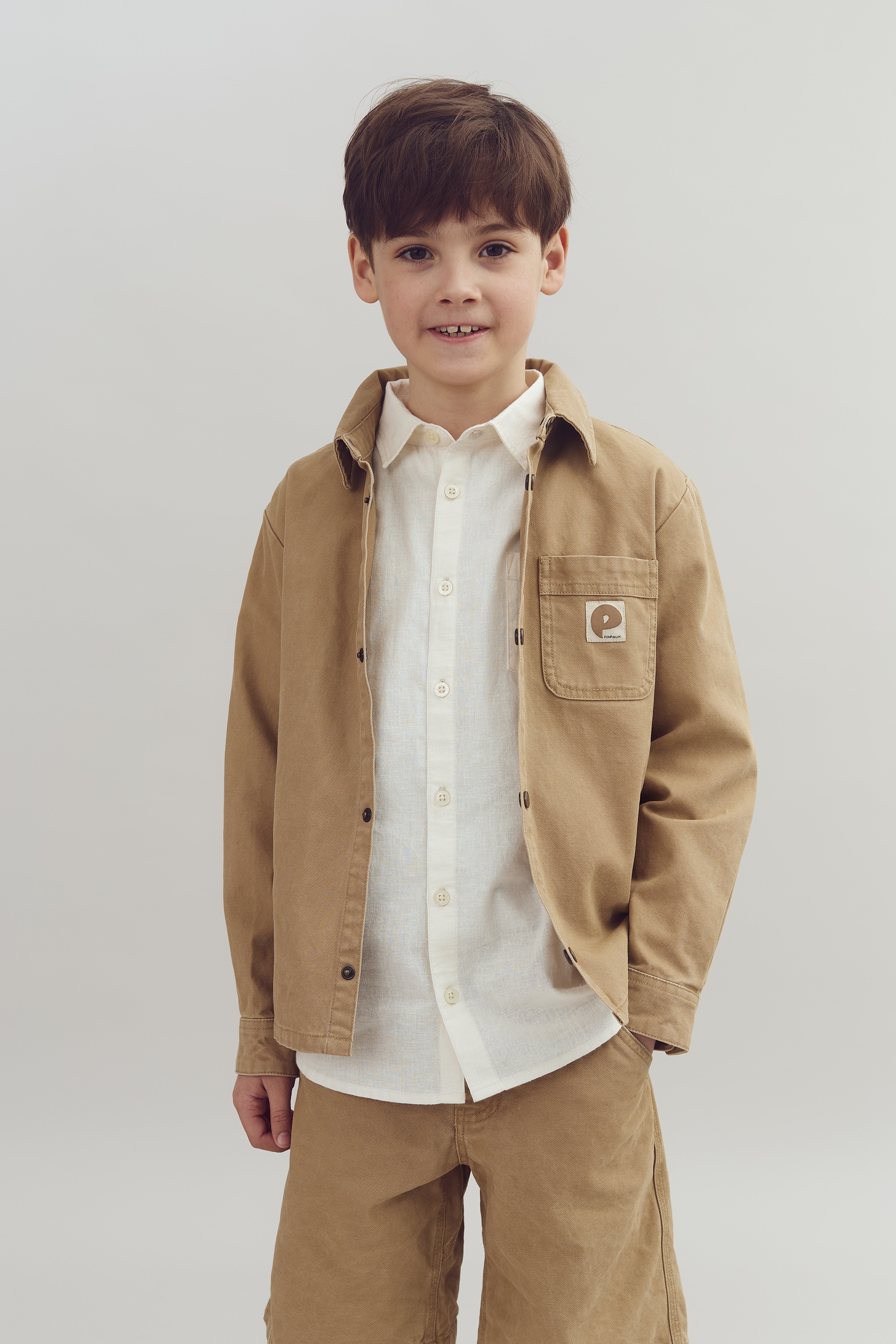Canvas Shorts - Tween - Beige | 100339 Dereck