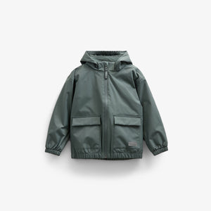 Shell Jacket with Patch Pocket - Tween - Dusty Dark Green | 100502 Luke