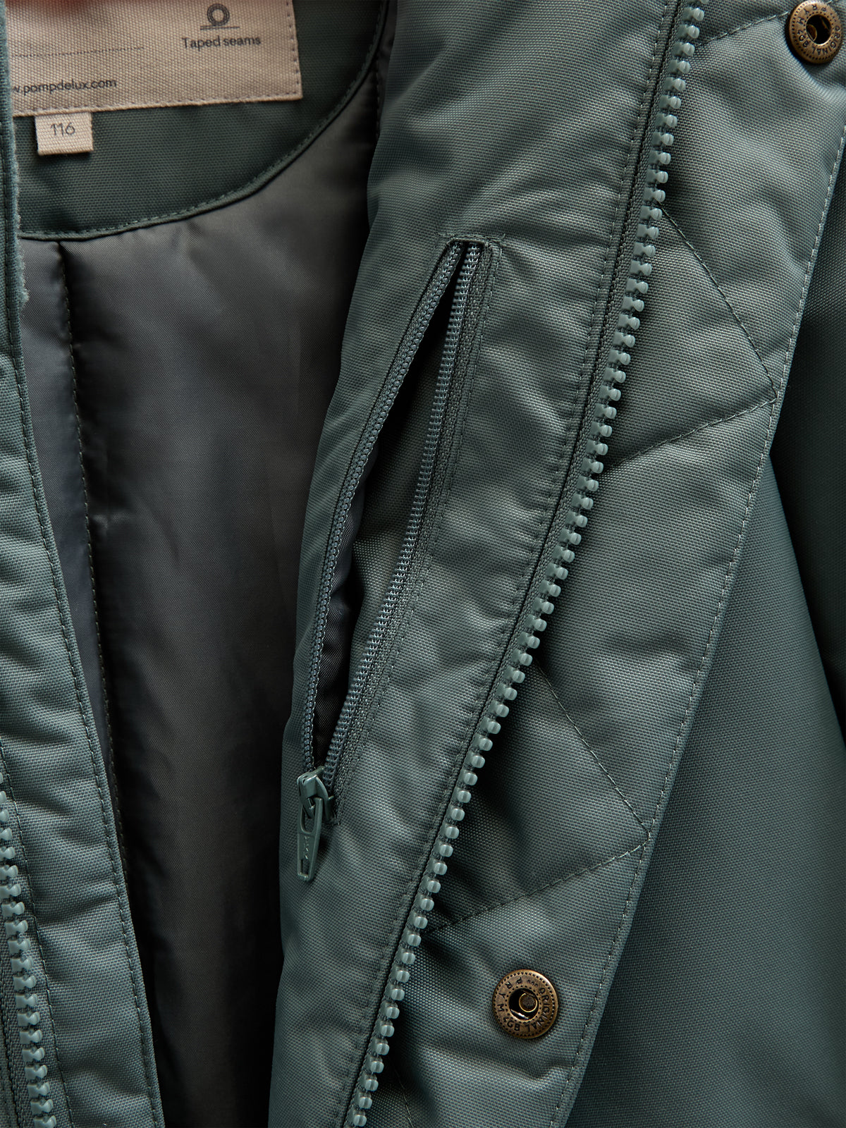 Single Zip Snowsuit - All - Dusty Dark Green | 100523 Calgary