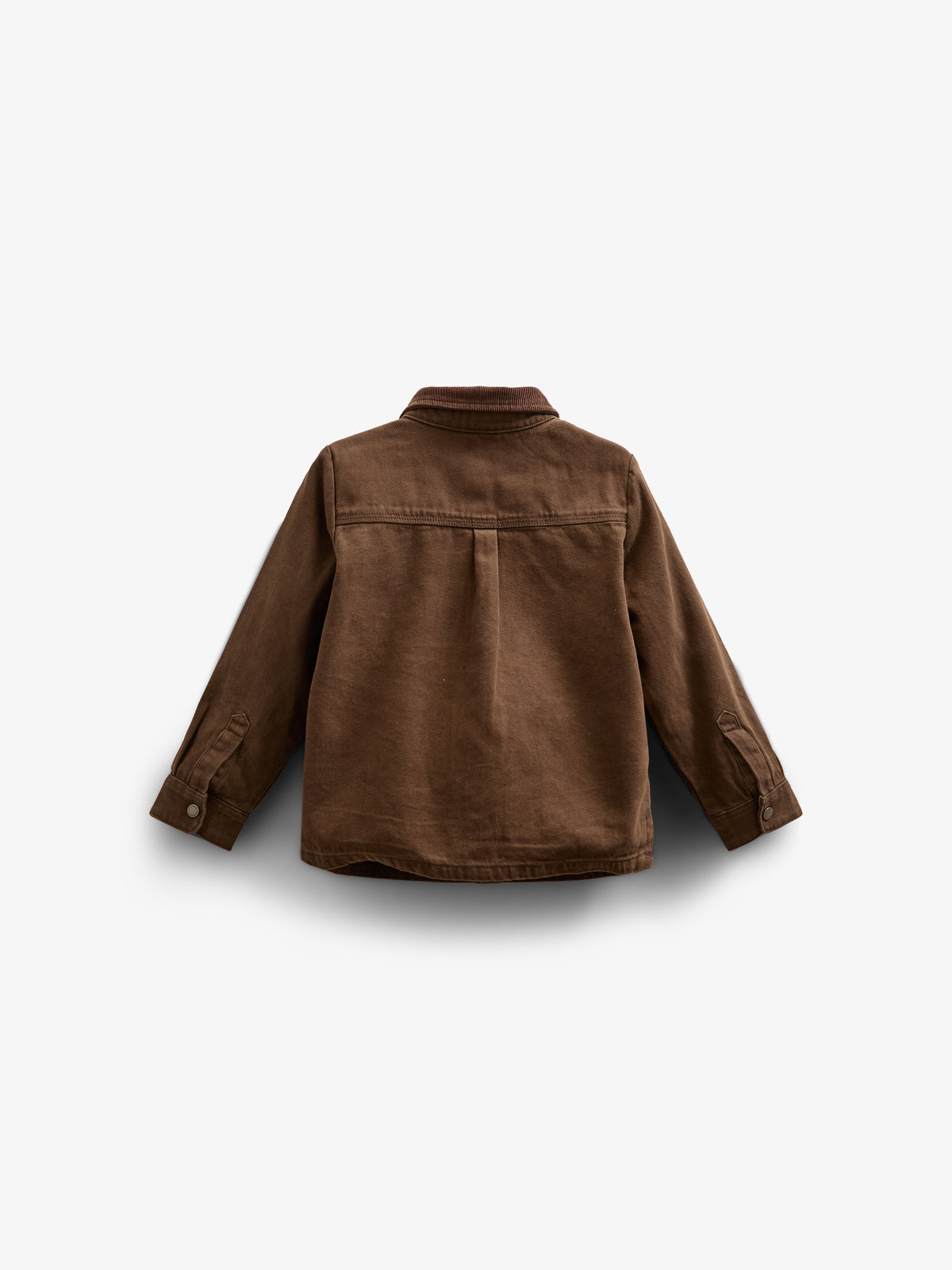 Twill Overshirt - Kids - Chocolate | 100610 Carter