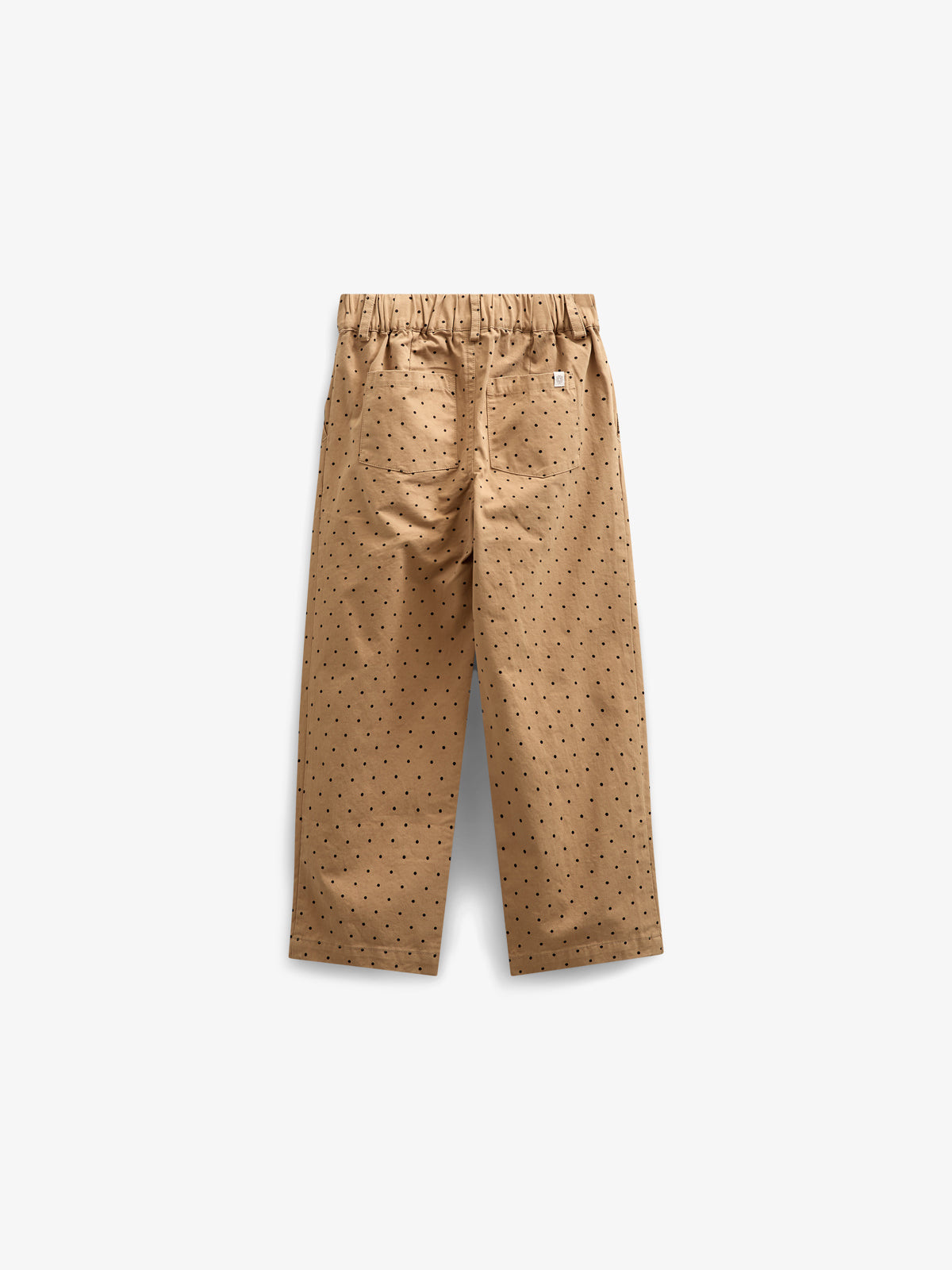 Twill trousers with Dot - Kids - Beige | 100614 Iris