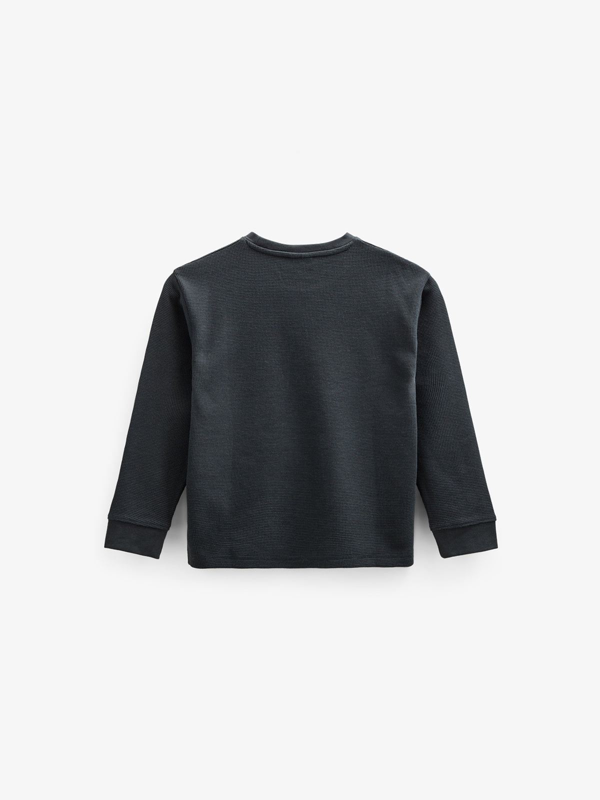 Textured Long Sleeve T-Shirt - Tween - Forest Green | 100708 Malthe