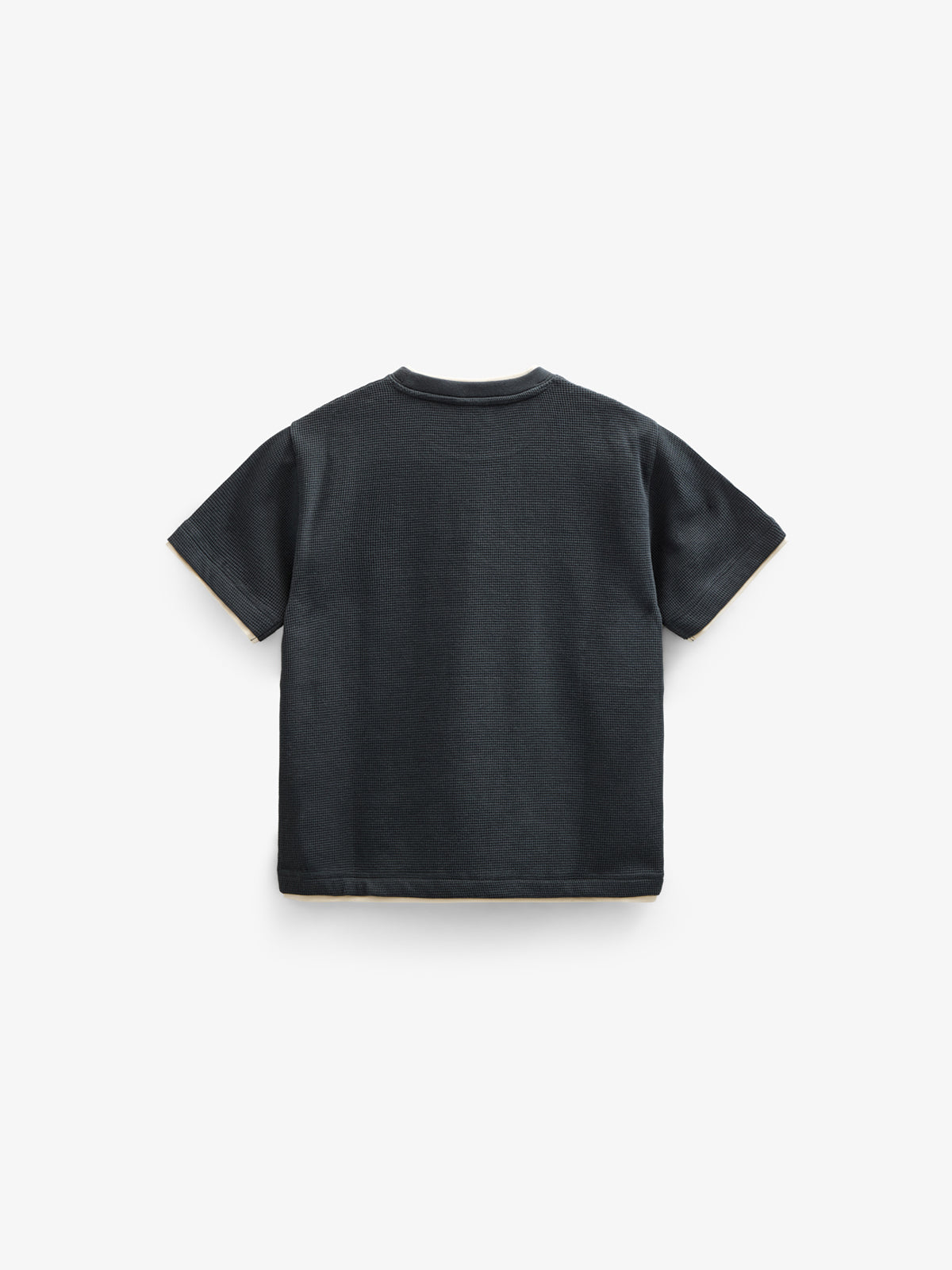 Textured Short Sleeve T-Shirt - Tween - Forest Green | 100714 Malthe