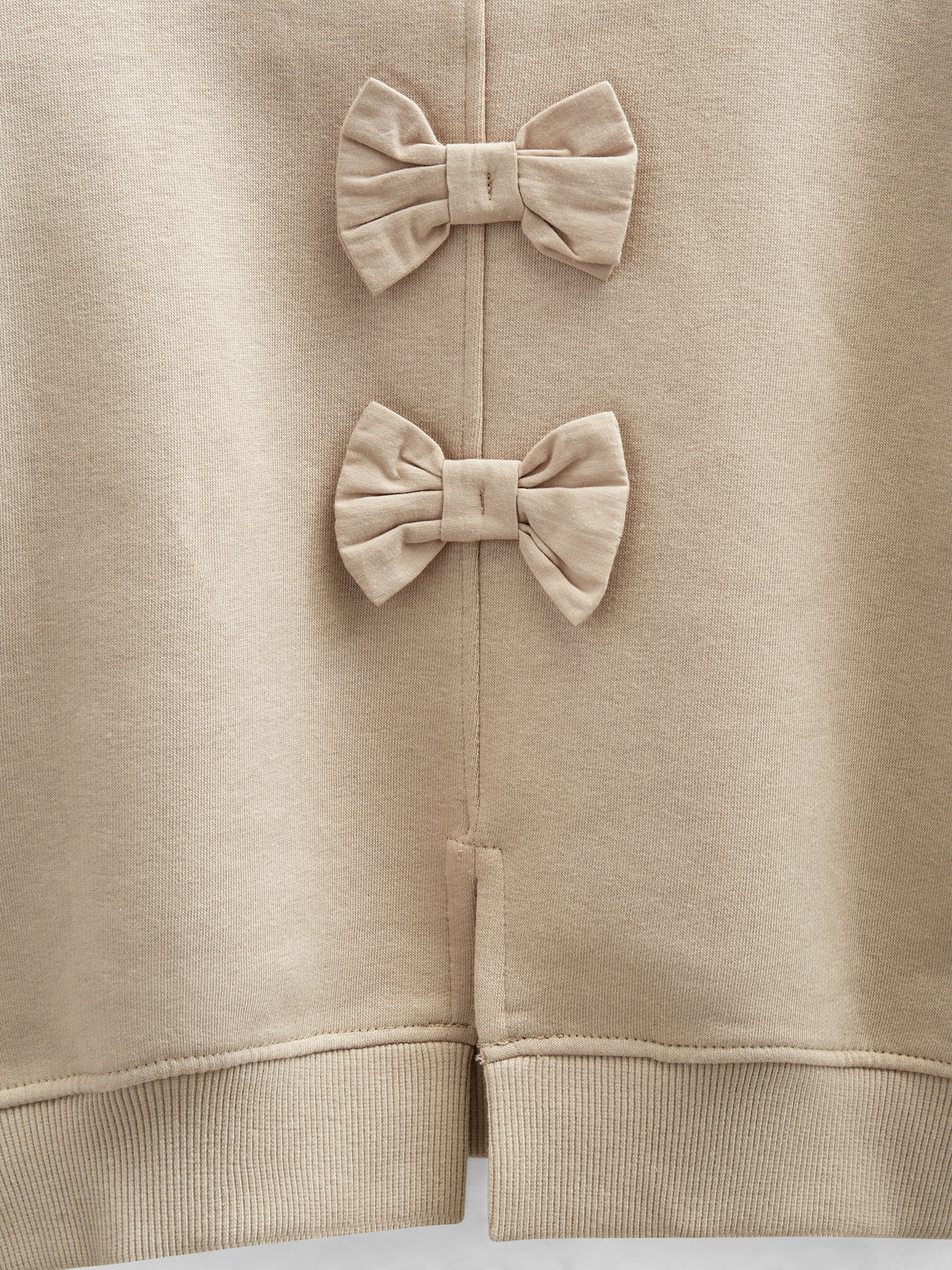 Bow Detail Sweatshirt - Kids - Caffe Latte | 100816 Ruth