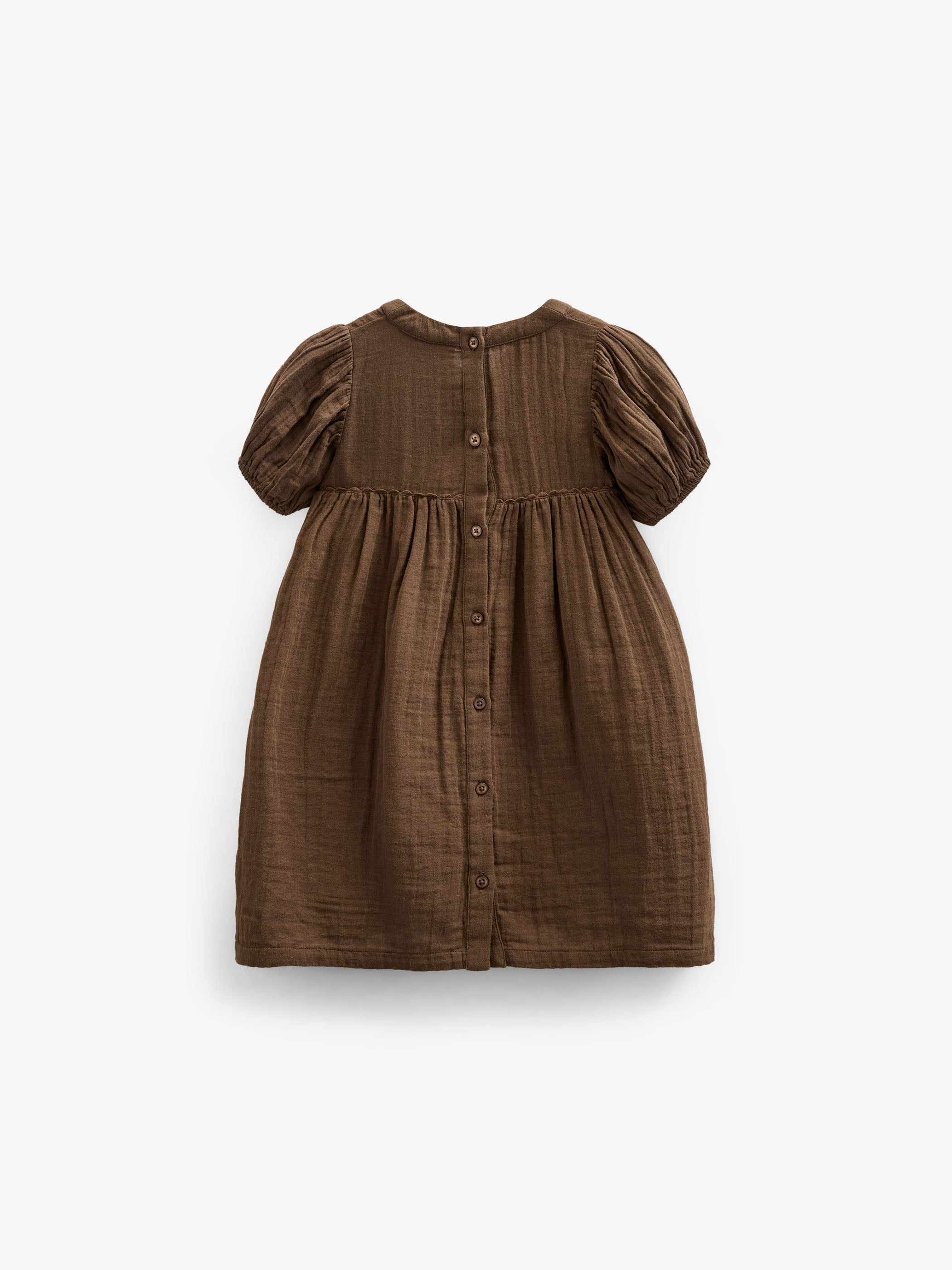 Gauze Dress - Kids - Dark Brown | 100913 Jasmine
