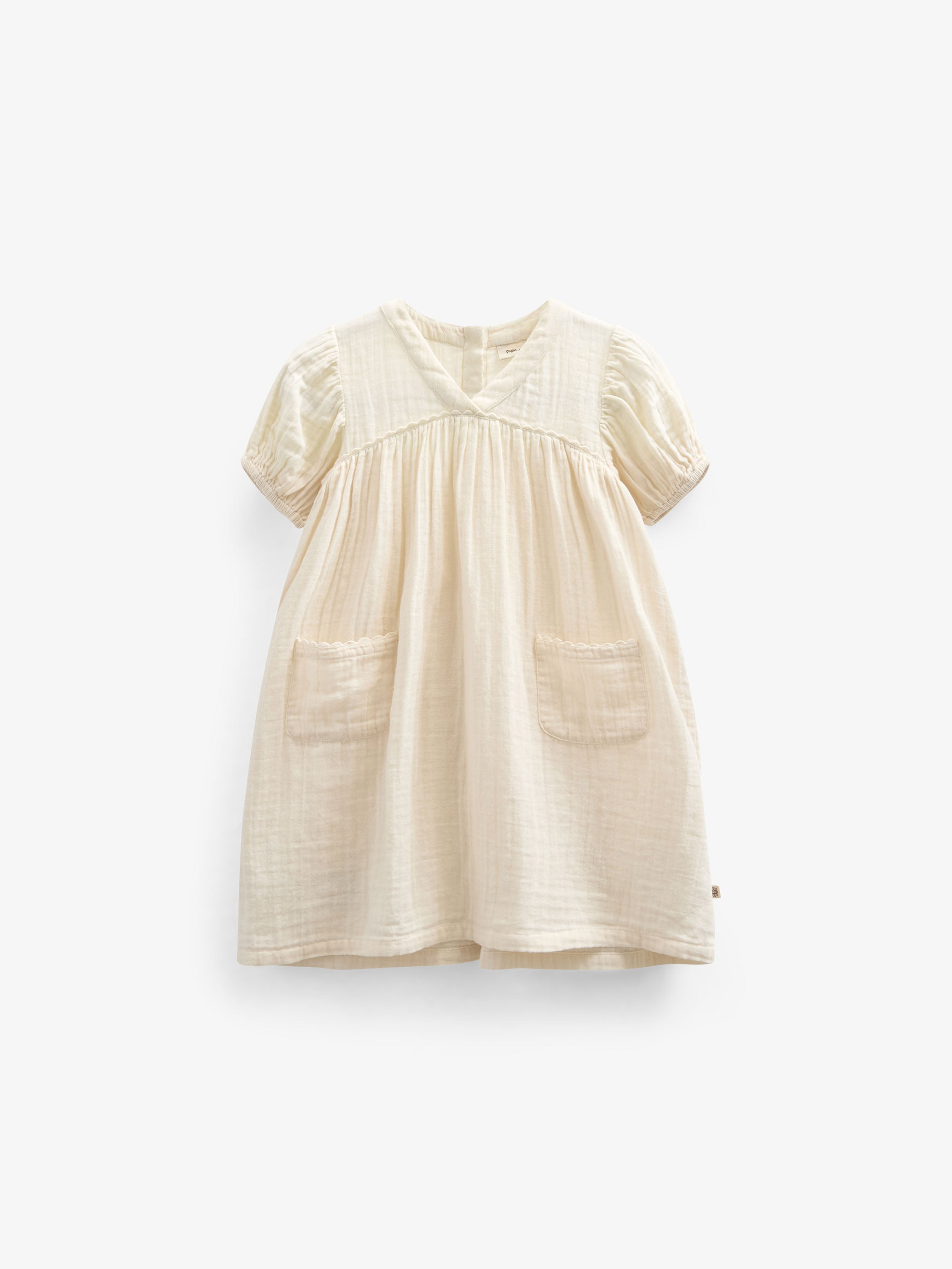 Gauze Dress - Kids - Off White | 100914 Jasmine