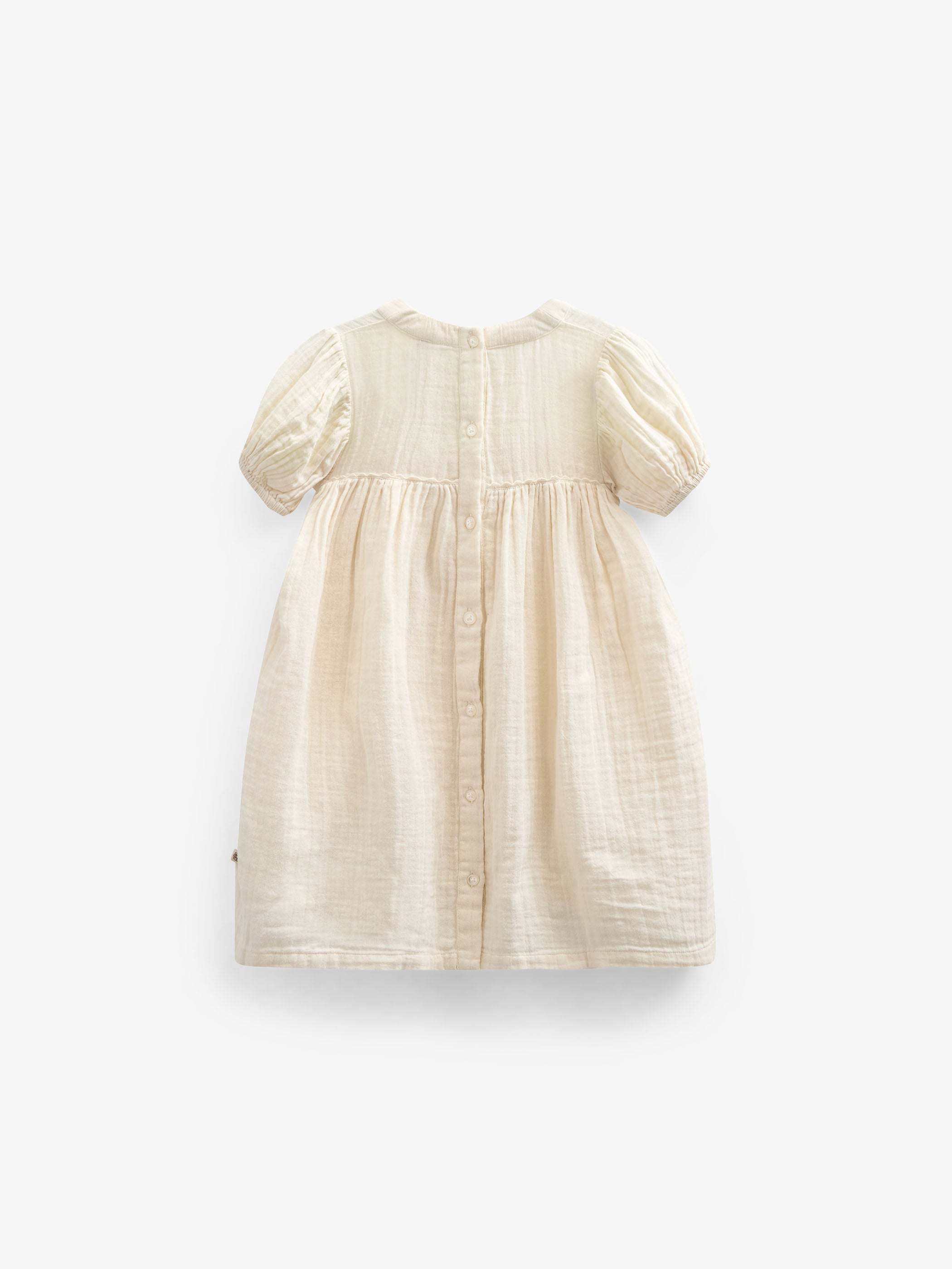 Gauze Dress - Kids - Off White | 100914 Jasmine