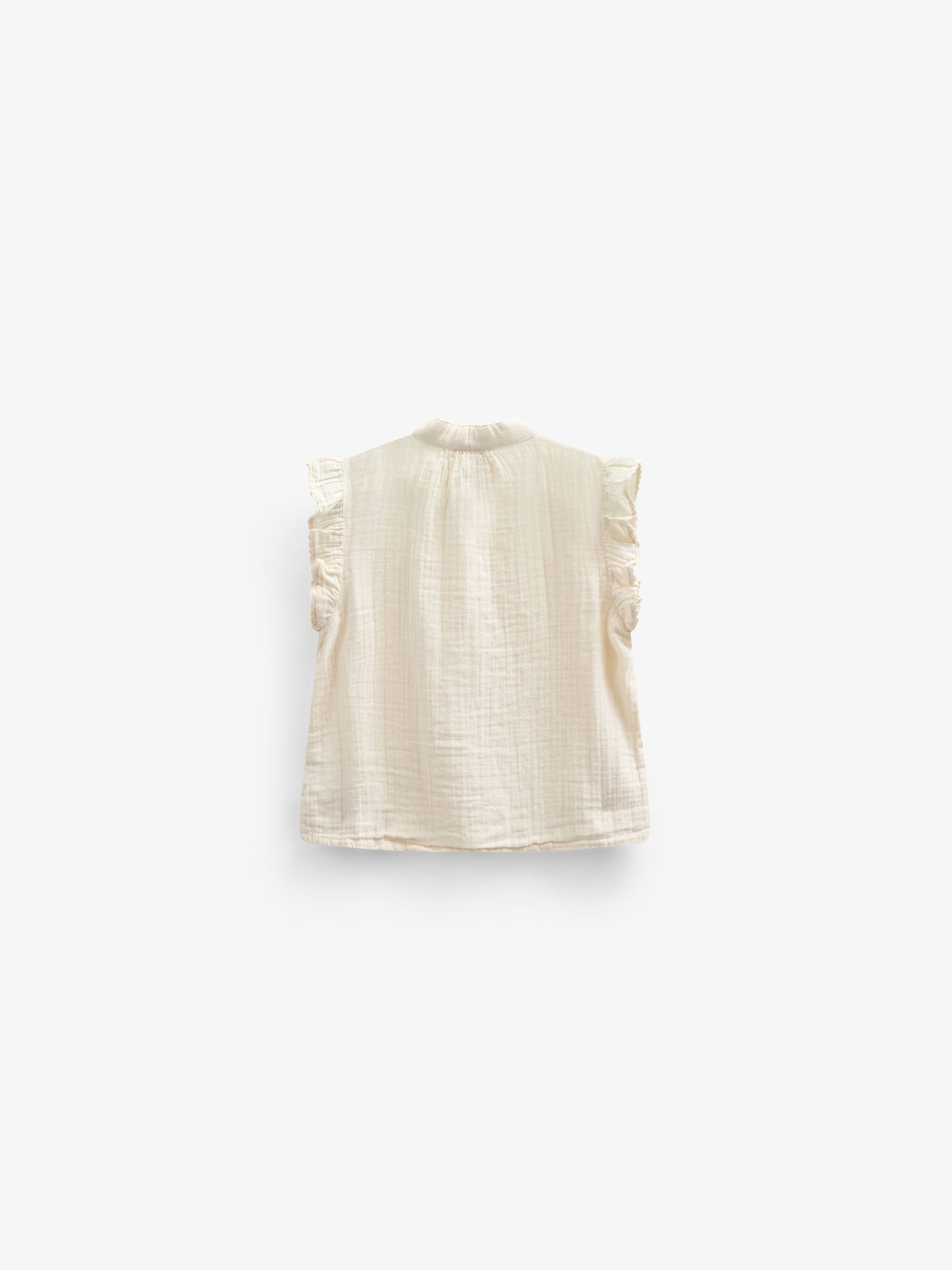 Gauze Sleeveless Top - Kids - Off White | 100930 Jasmine