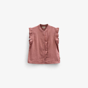 Gauze Sleeveless Top - Tween - Old Rose | 100933 Jasmine