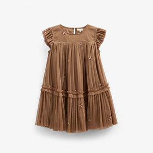 Honeybee Tulle Dress - Kids - Coconut | 100964 Daisy
