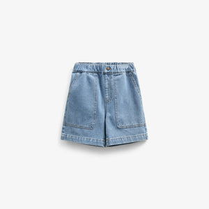 Pull-On Denim Shorts - Kids - Light Blue Denim | 101026 Gavin