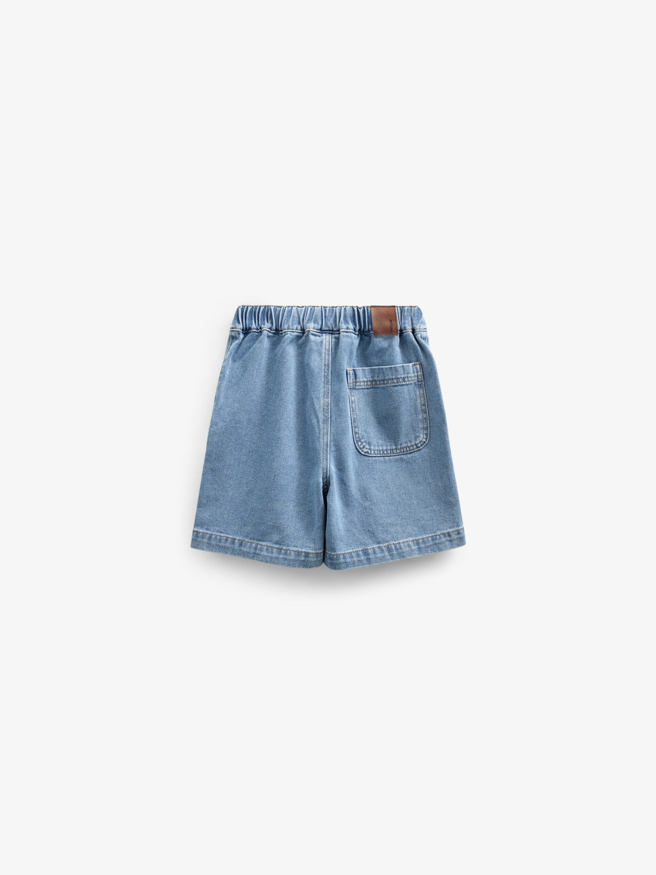 Pull-On Denim Shorts - Kids - Light Blue Denim | 101026 Gavin