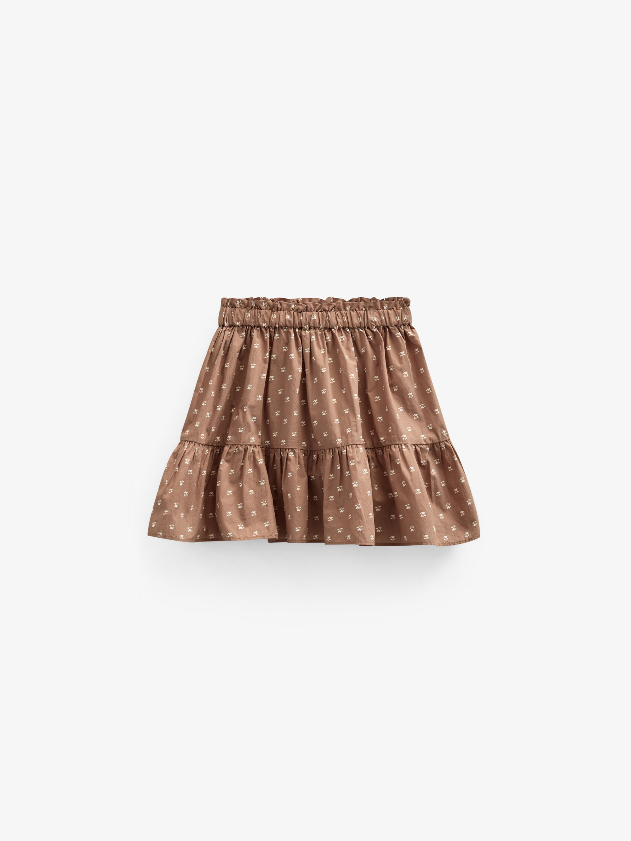 Printed Poplin Skirt - Kids - Coconut | 101055 Camilla