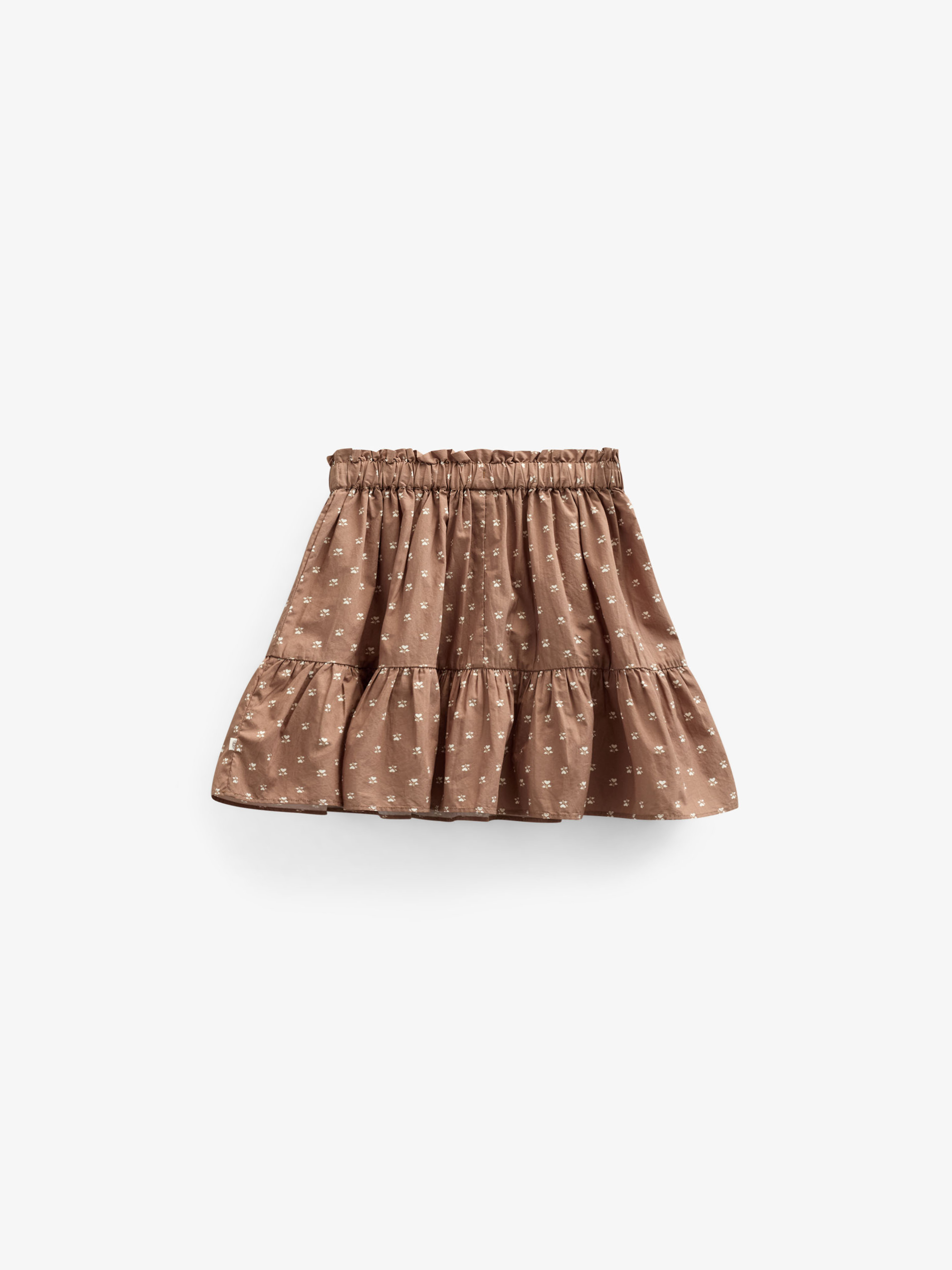 Printed Poplin Skirt - Kids - Coconut | 101055 Camilla