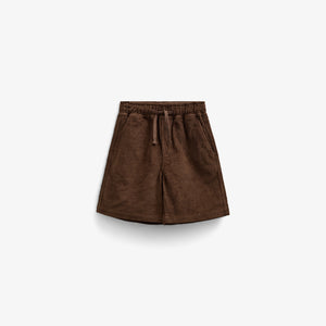 Pull-On Corduroy Shorts - Kids - Dark Brown | 101104 Tobias
