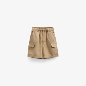 Canvas Cargo Shorts - Kids - Khaki | 101120 Isack