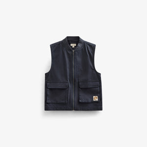 Canvas Cargo Gilet - Tween - Navy | 101131 Isack