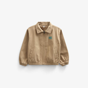 Canvas Bomber Jacket - Kids - Khaki | 101136 Isack