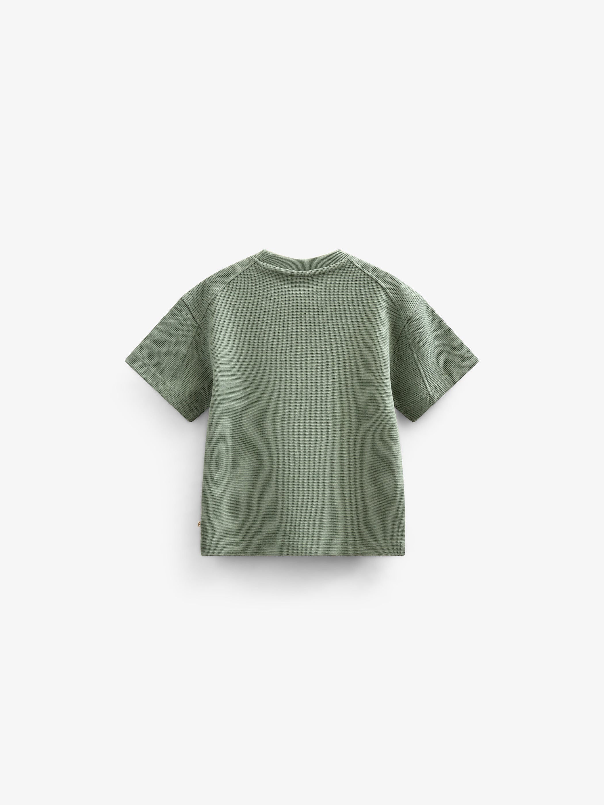 Waffle T-shirt - Tween - Dusty Green | 101156 Evan