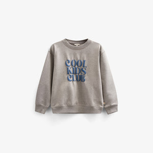 Crewneck Sweatshirt - Kids - Grey melange | 101161 Nathan