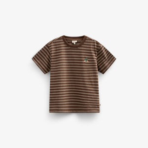 Striped T-shirt - Kids - Dark Brown | 101177 Otto