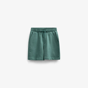 Textured Jersey Shorts - Kids - Tropical Green | 101219 Sonny