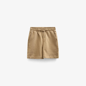 Textured Jersey Shorts - Tween - Khaki | 101222 Sonny