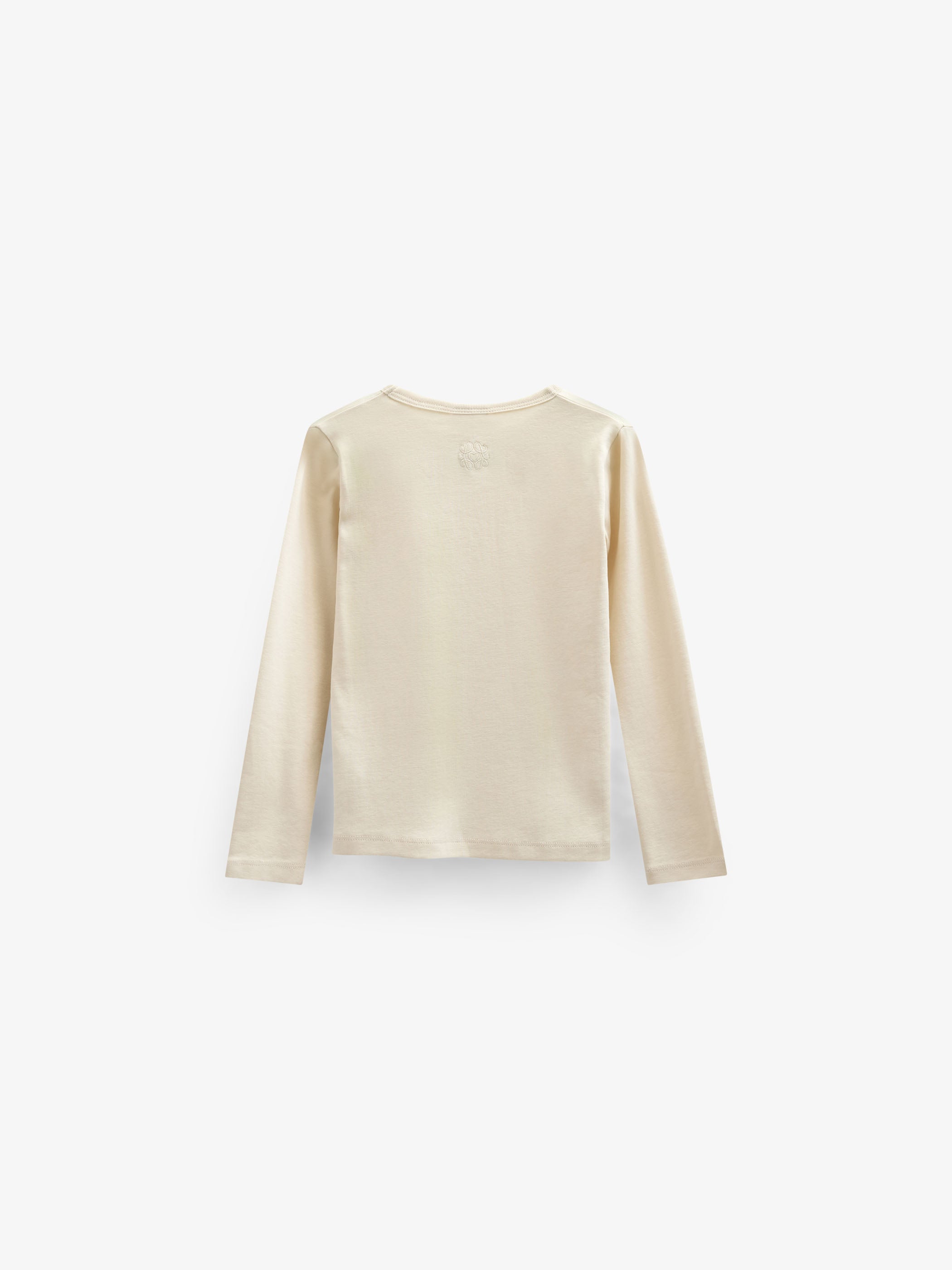 T-shirt with Flower Application - Kids - Offwhite | 101231 Sarah