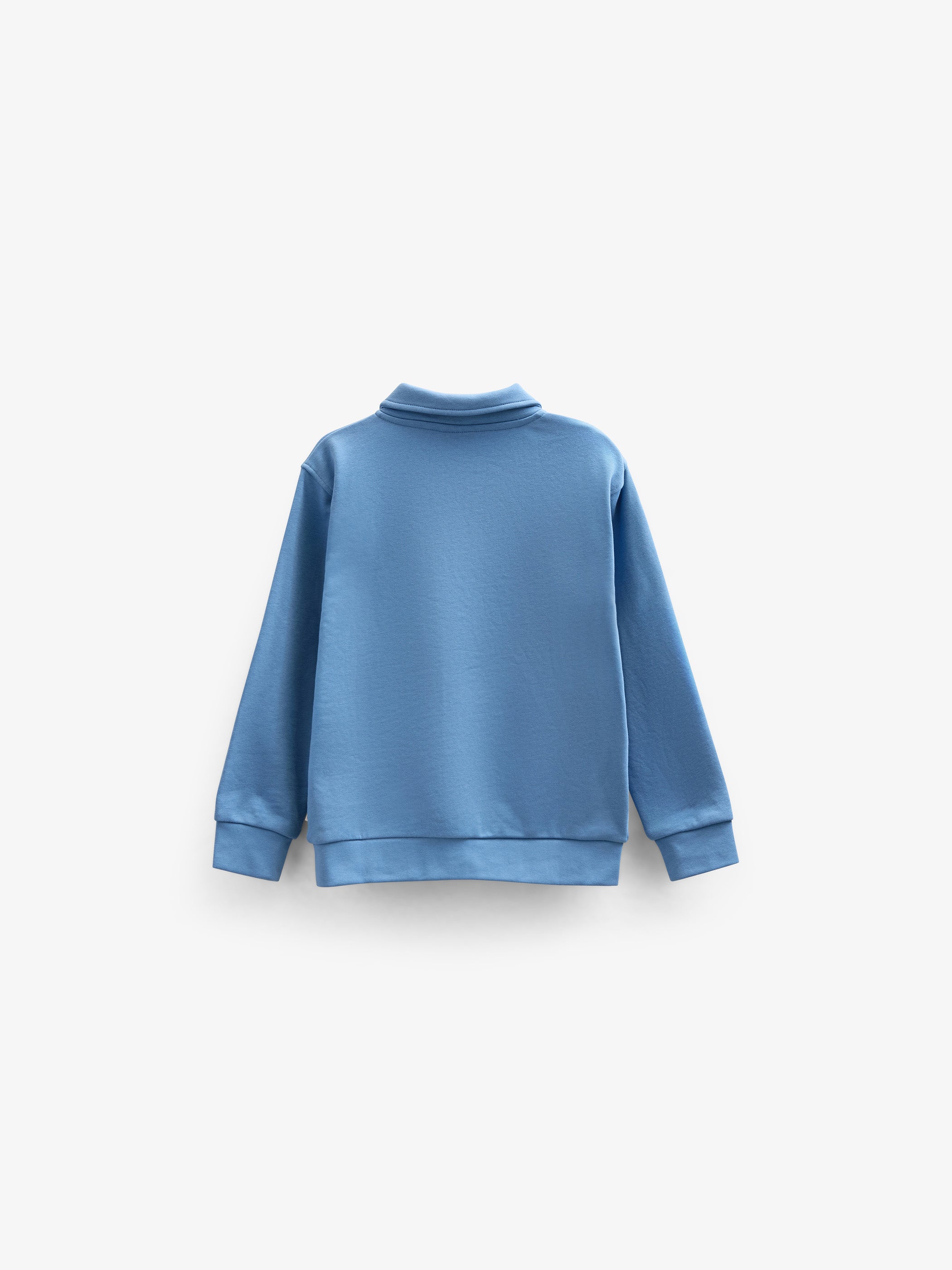 Polo Sweatshirt - Kids - Dusty Blue | 101253 Carter