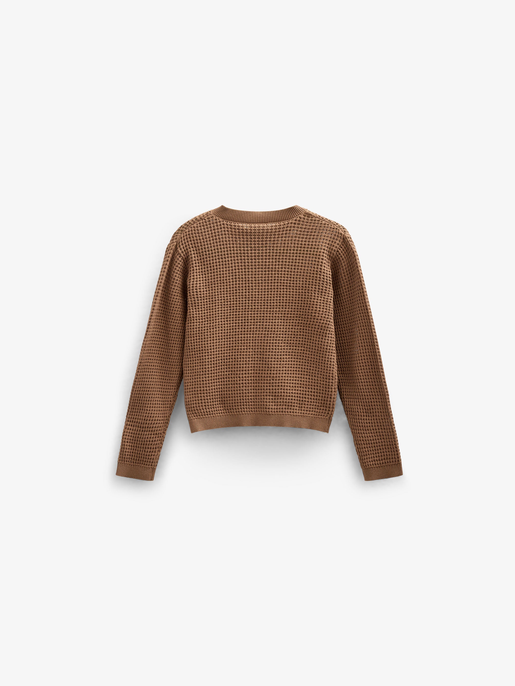 Cotton Knit Cardigan - Tween - Coconut | 101272 Katie