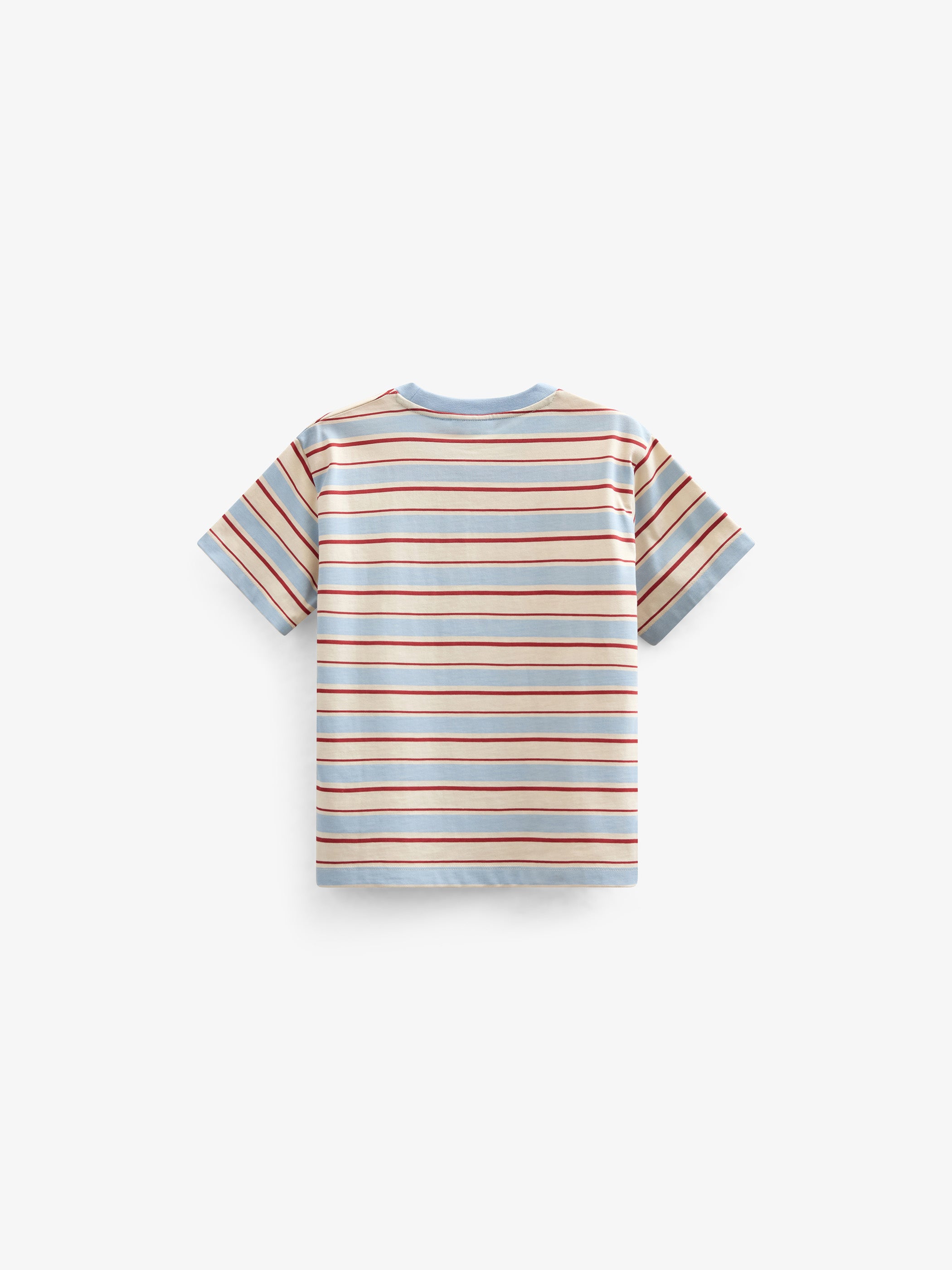 Retro Striped T-shirt - Kids - Powder Blue | 101275 Steven