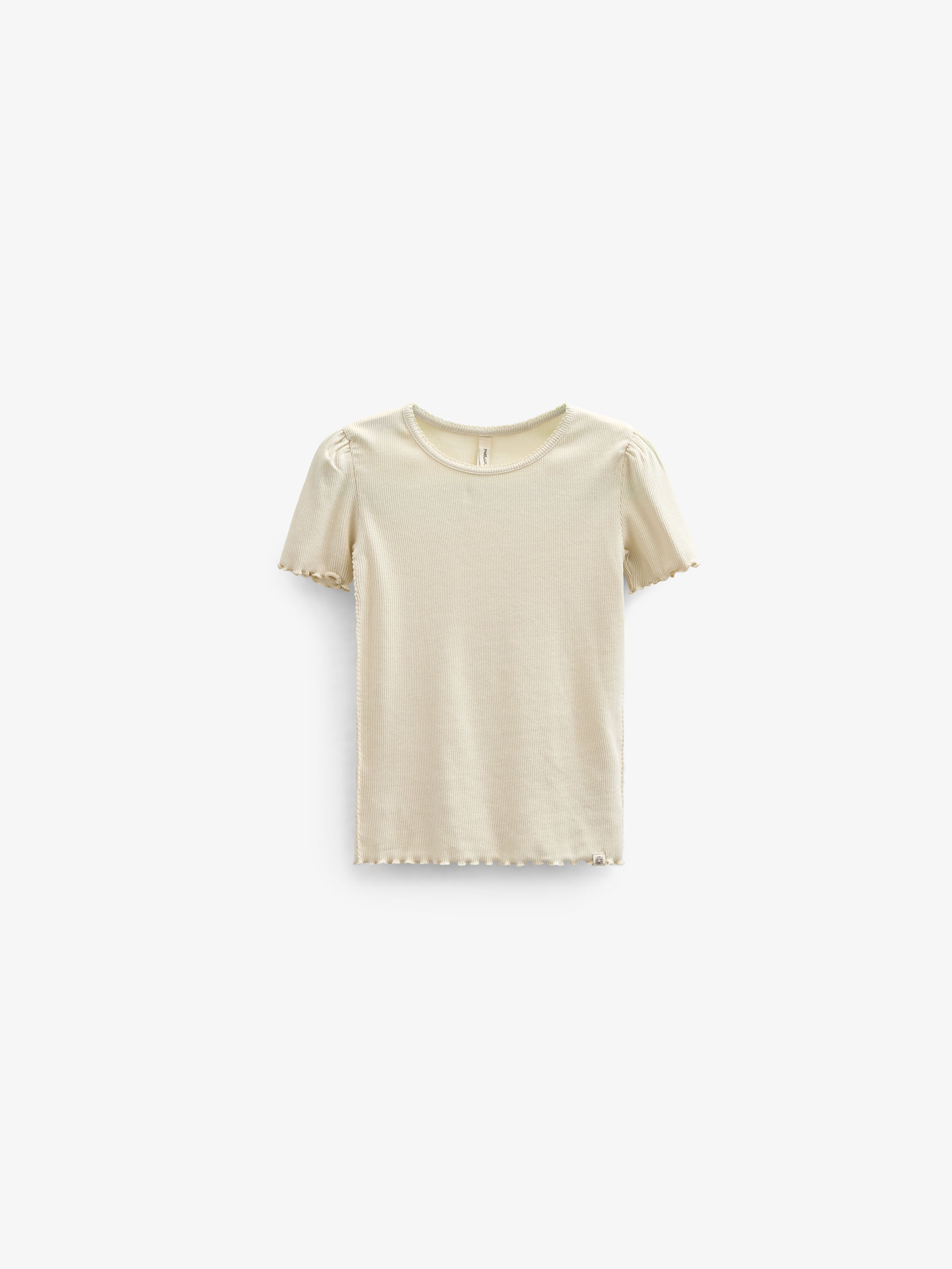 Modal Rib T-shirt - Kids - OffWhite | 101304 Lottie