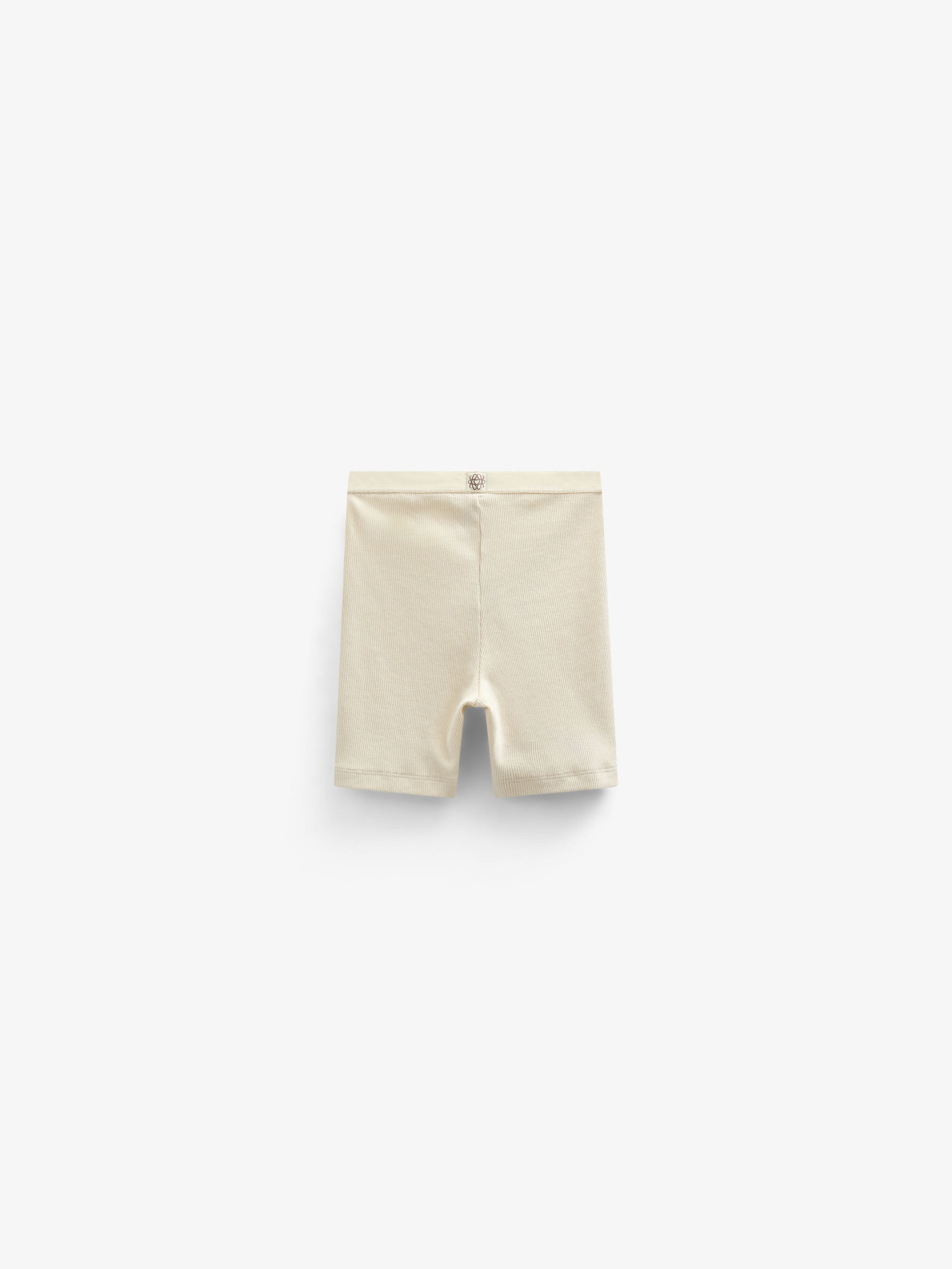 Modal Rib Short Tights - Kids - OffWhite | 101320 Lottie
