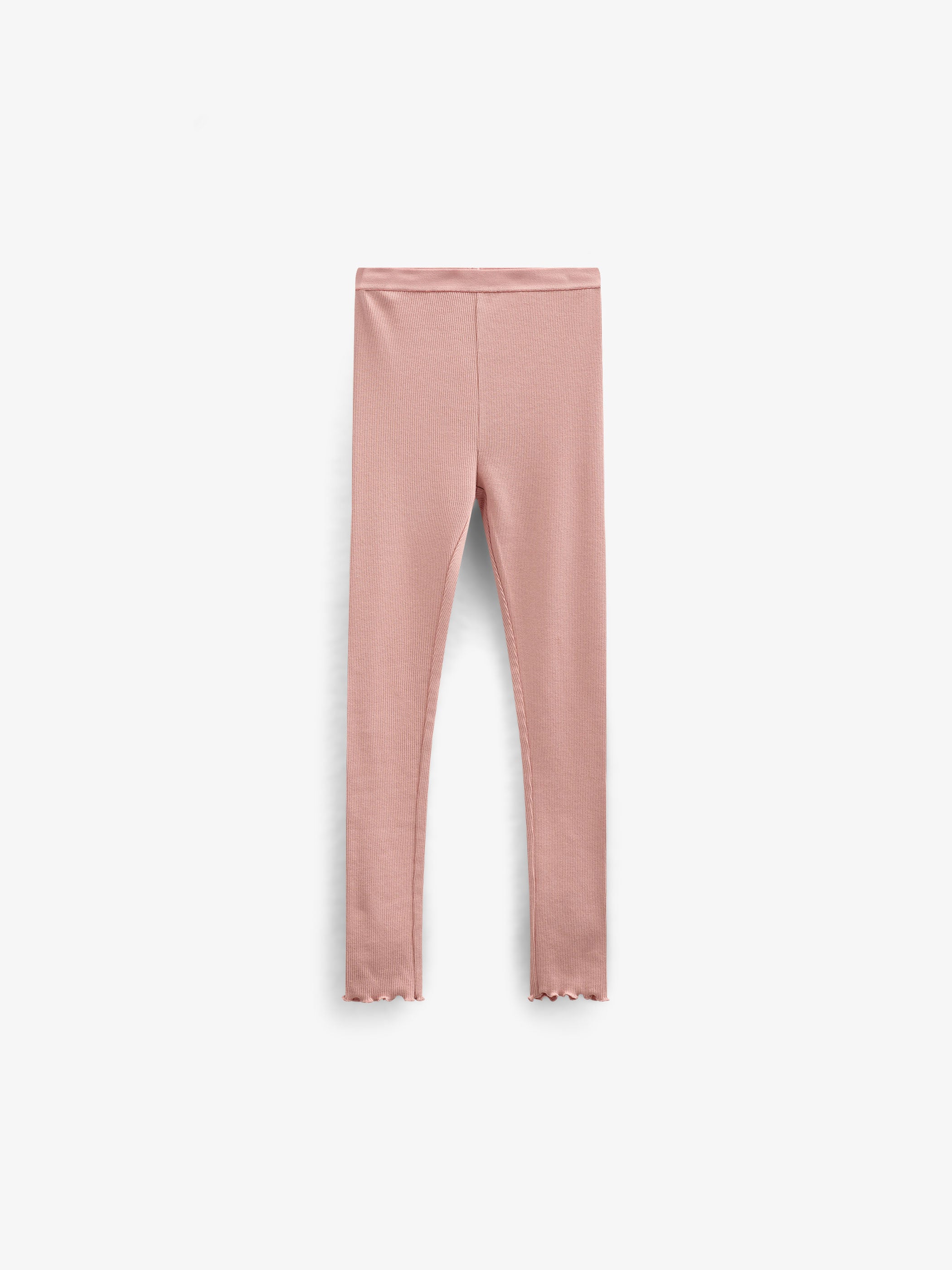 Modal Rib Leggings - Kids - Rose Tan | 101322 Lottie