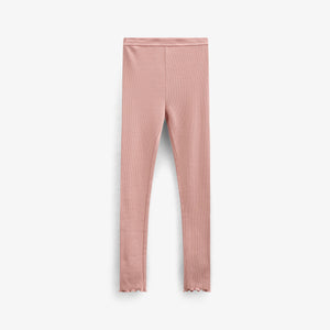 Modal Rib Leggings - Tween - Rose Tan | 101323 Lottie