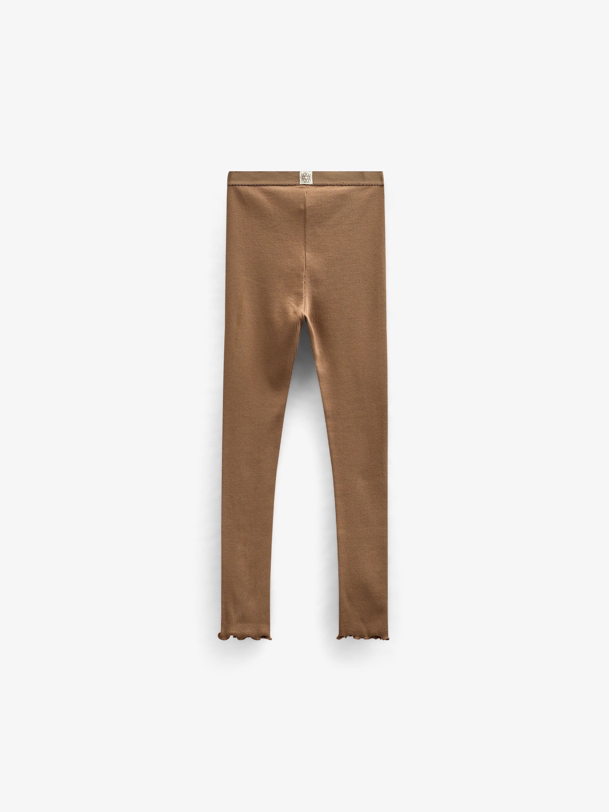 Modal Rib Leggings - Kids - Coconut | 101324 Lottie