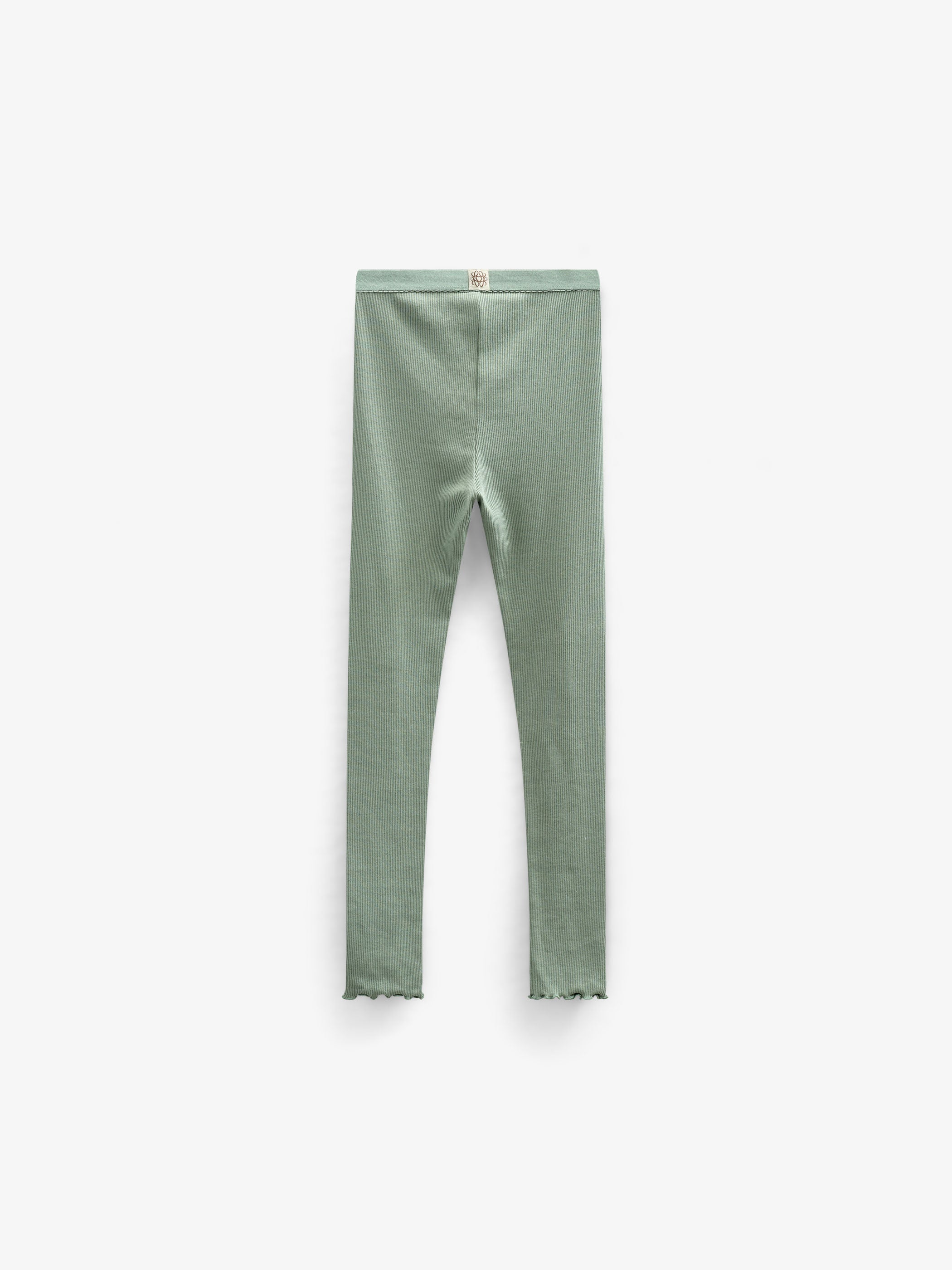 Modal Rib Leggings - Tween - Dusty Green | 101327 Lottie