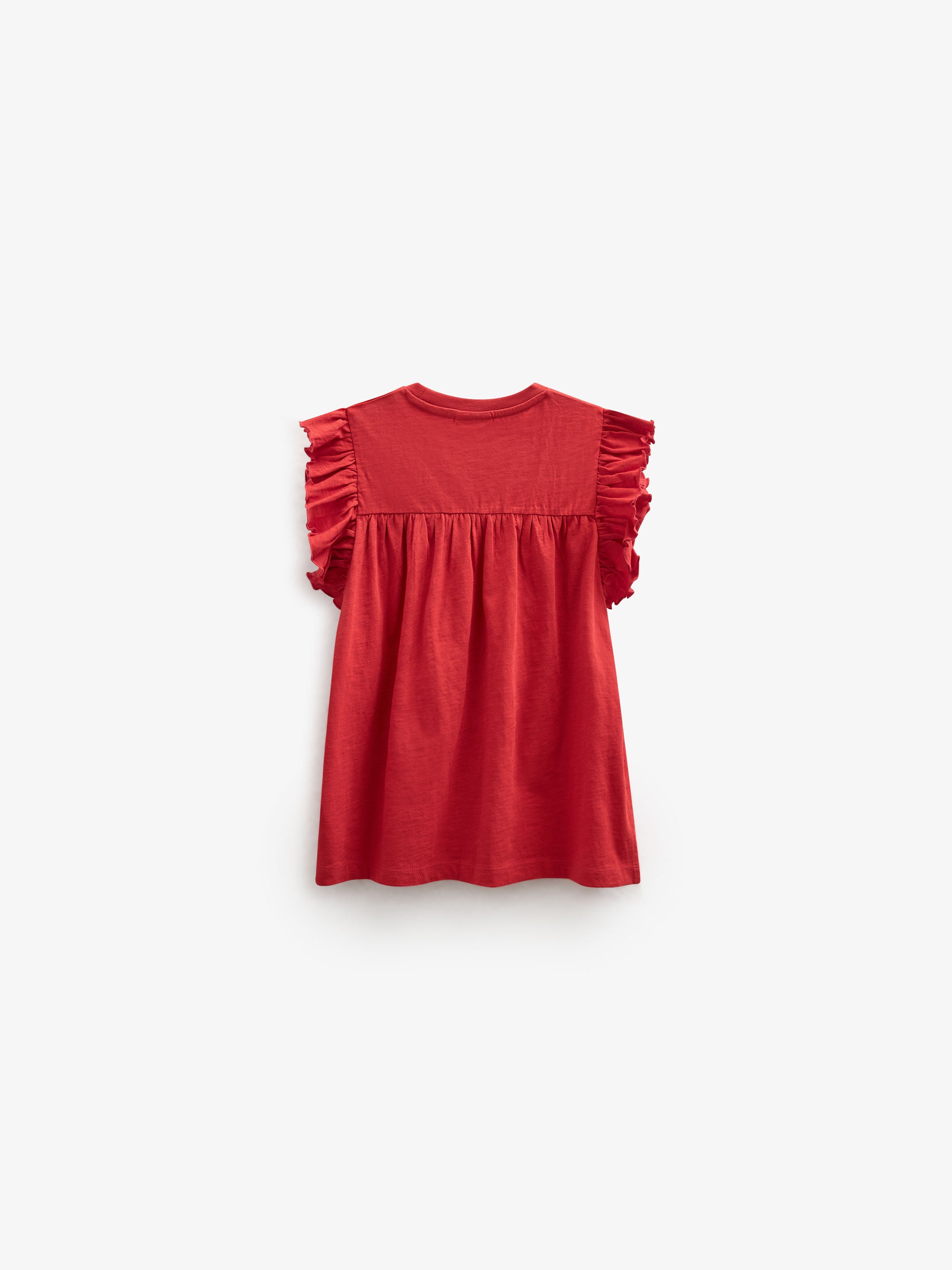 Jersey Blouse - Kids - Cherry Red | 101328 Lucia