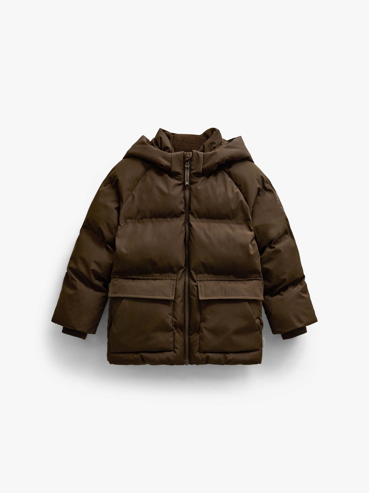 Winter Puffer Jacket - Kids - Dark Brown | 101417 Blake