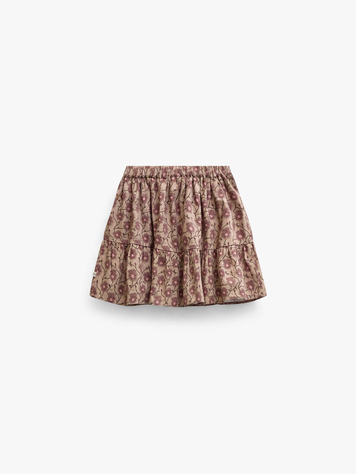 Floral Cotton Skirt - Tween - Rose/Bordeaux | 101430 Nova