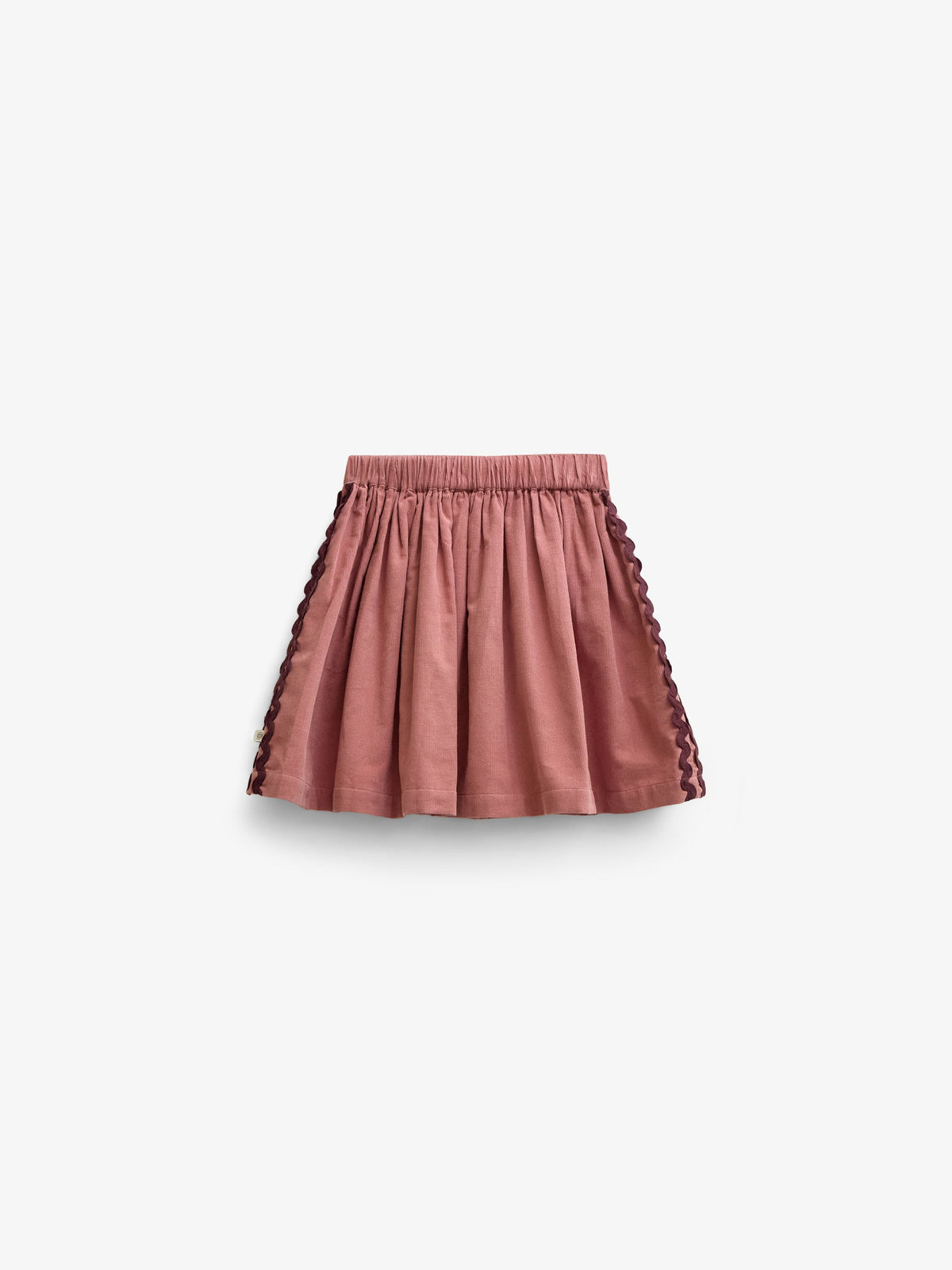 Ric Rac Corduroy Skirt - Kids - Dusty Rose | 101479 Sille