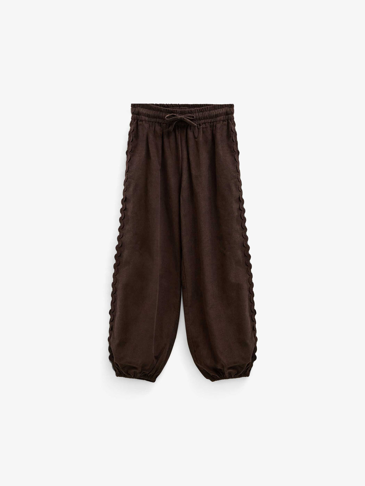 Ric Rac Corduroy Trousers - Tween - Dark Brown | 101482 Sille