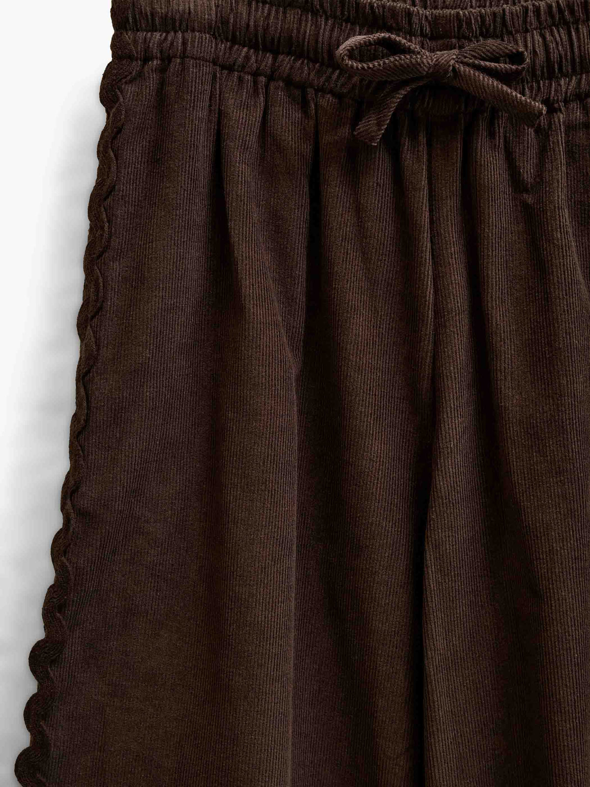 Ric Rac Corduroy Trousers - Tween - Dark Brown | 101482 Sille