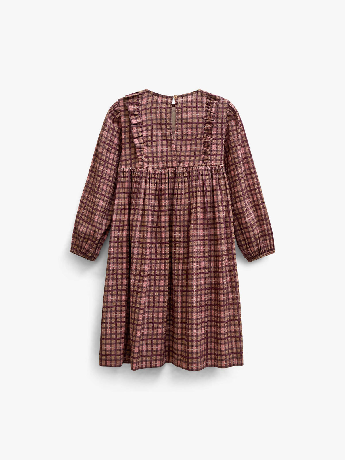 Checked Cotton Dress - Tween - Rose | 101486 Penny